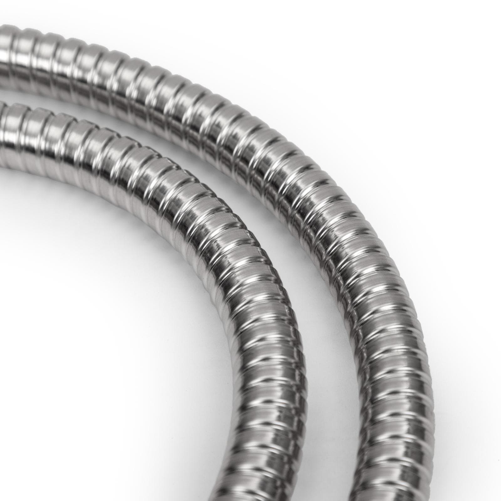 Flessibile 100 cm per doccia o vasca cromato doppia aggraffatura - Idroflex