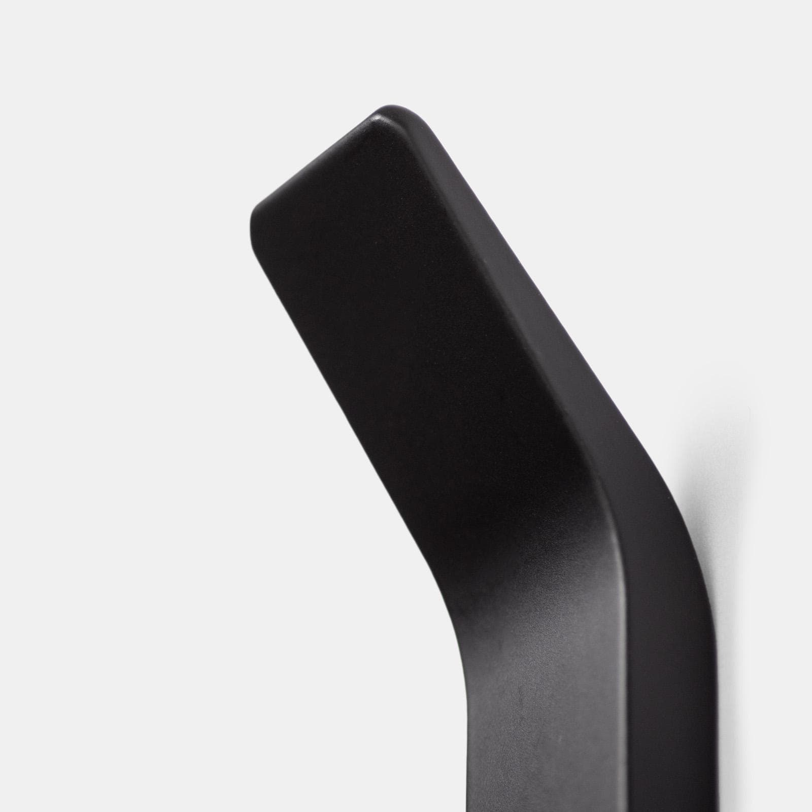 Gancio portasalviette in alluminio nero opaco
