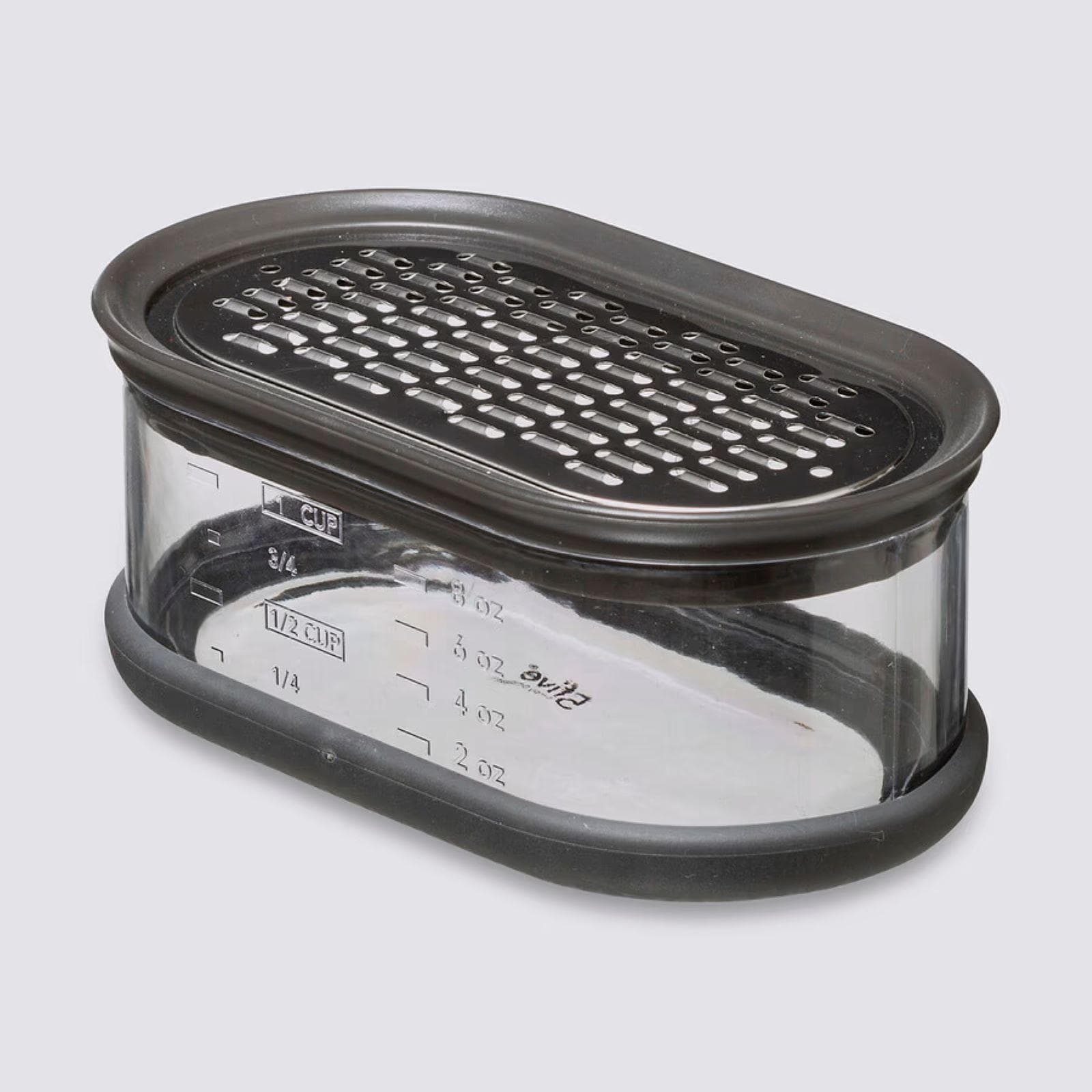 Grattugia 14x8 cm in acciaio inox con contenitore