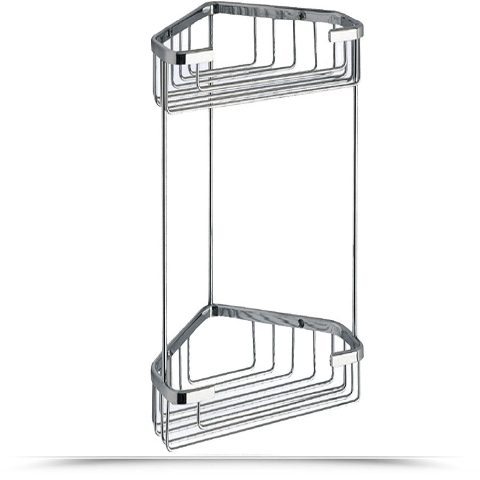 Griglia angolare 2 ripiani con rifinitura cromata Gedy 20 x 15 x 27 h