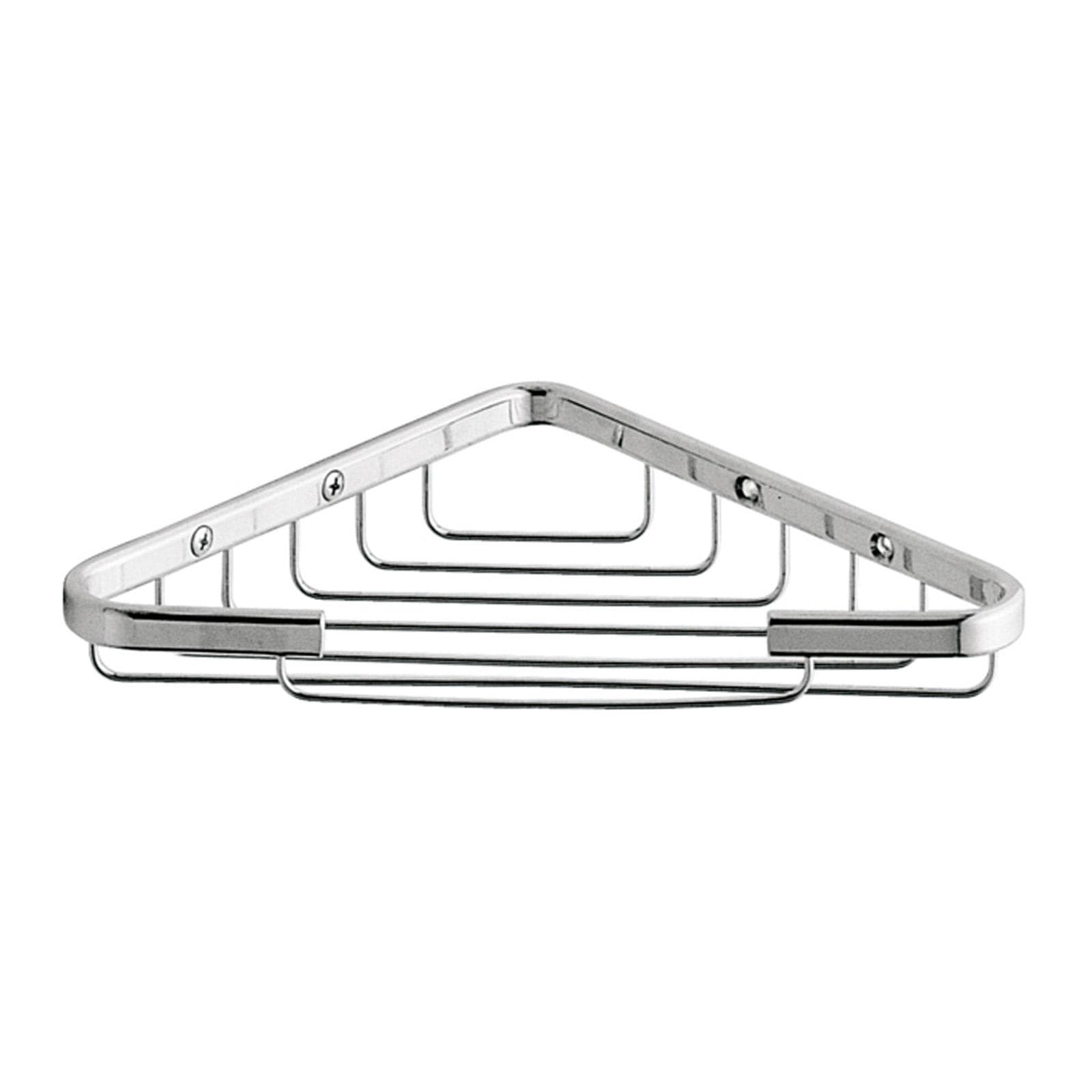 Griglia Gedy portaoggetti in acciaio inox cromato da cm. 19,3 x 19,3 x 3,5