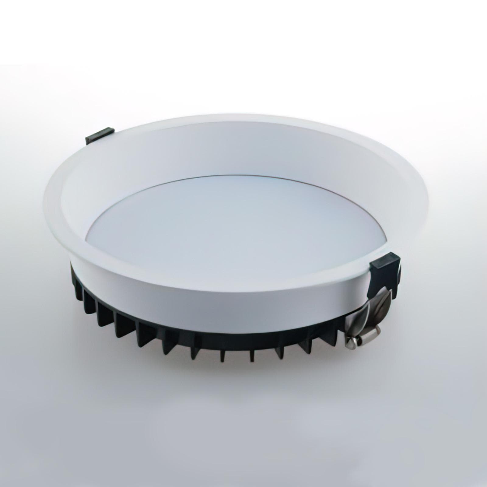 Incasso antiriflesso 15,4x5,5cm 4000k in alluminio bianco