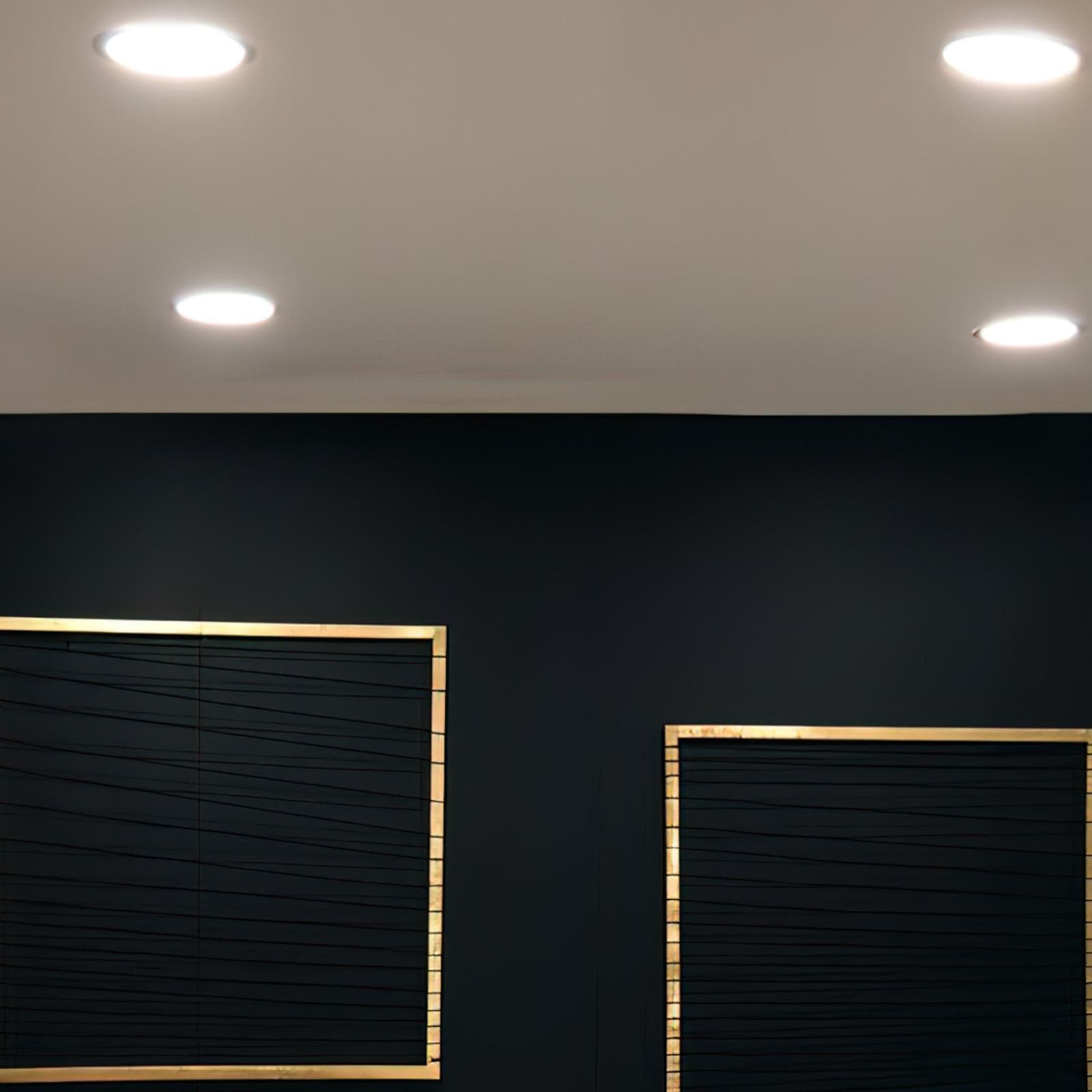Incasso antiriflesso 22x5,5cm 3000k in alluminio bianco