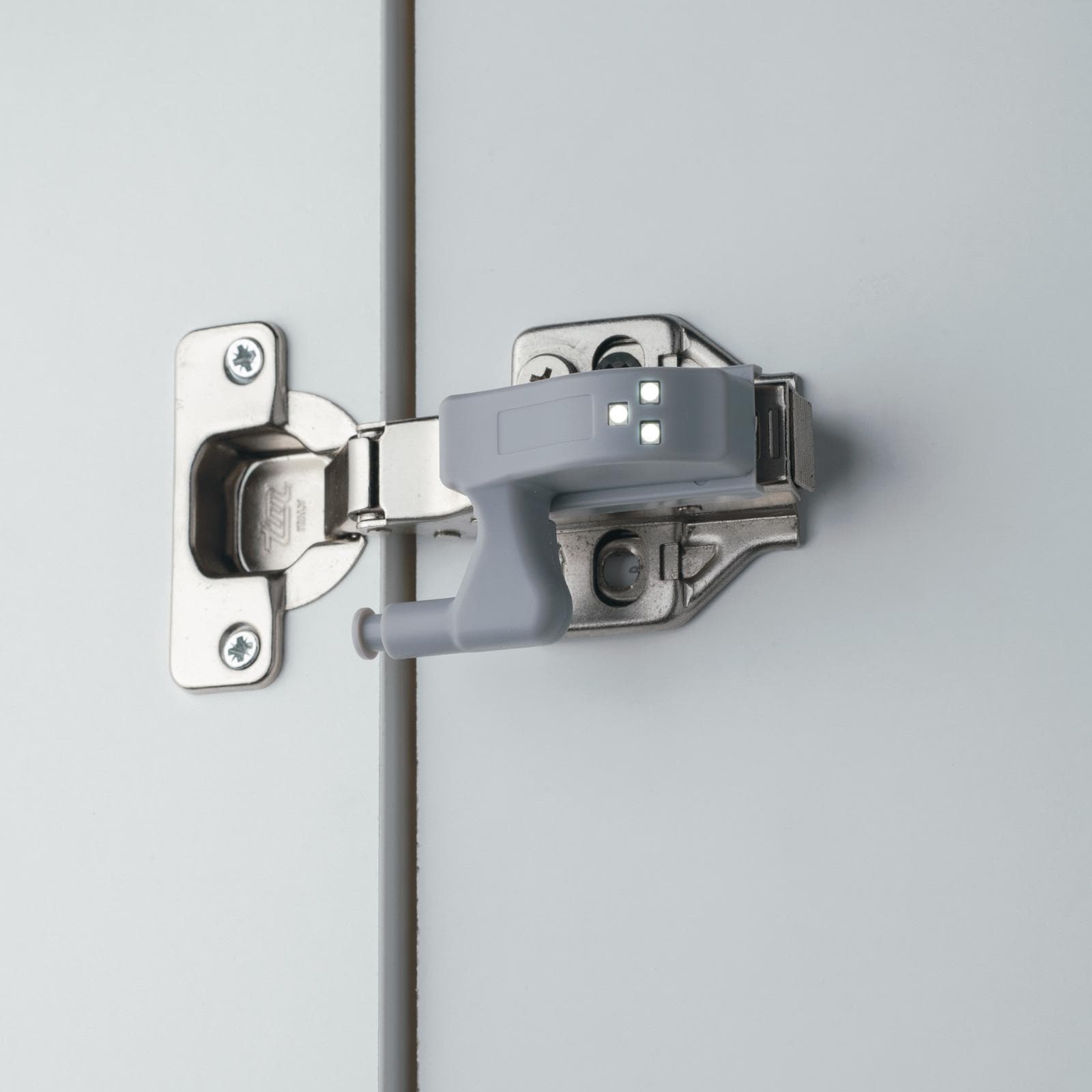 Kit 2 pezzi copri cerniera per anta 4,9 cm in policarbonato grigio