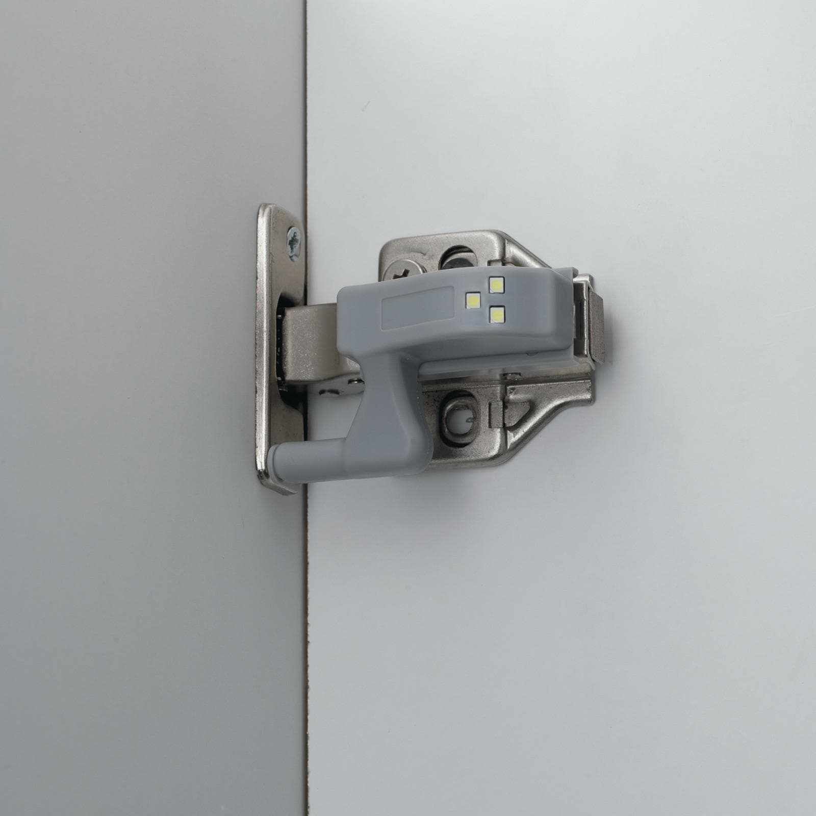 Kit 2 pezzi copri cerniera per anta 4,9 cm in policarbonato grigio