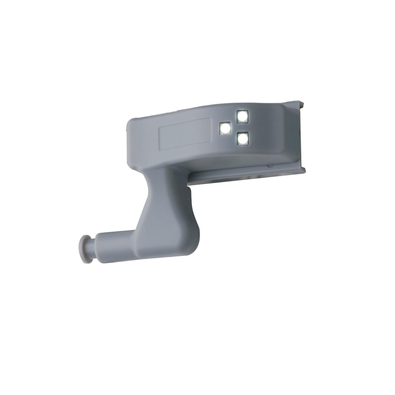 Kit 2 pezzi copri cerniera per anta 4,9 cm in policarbonato grigio