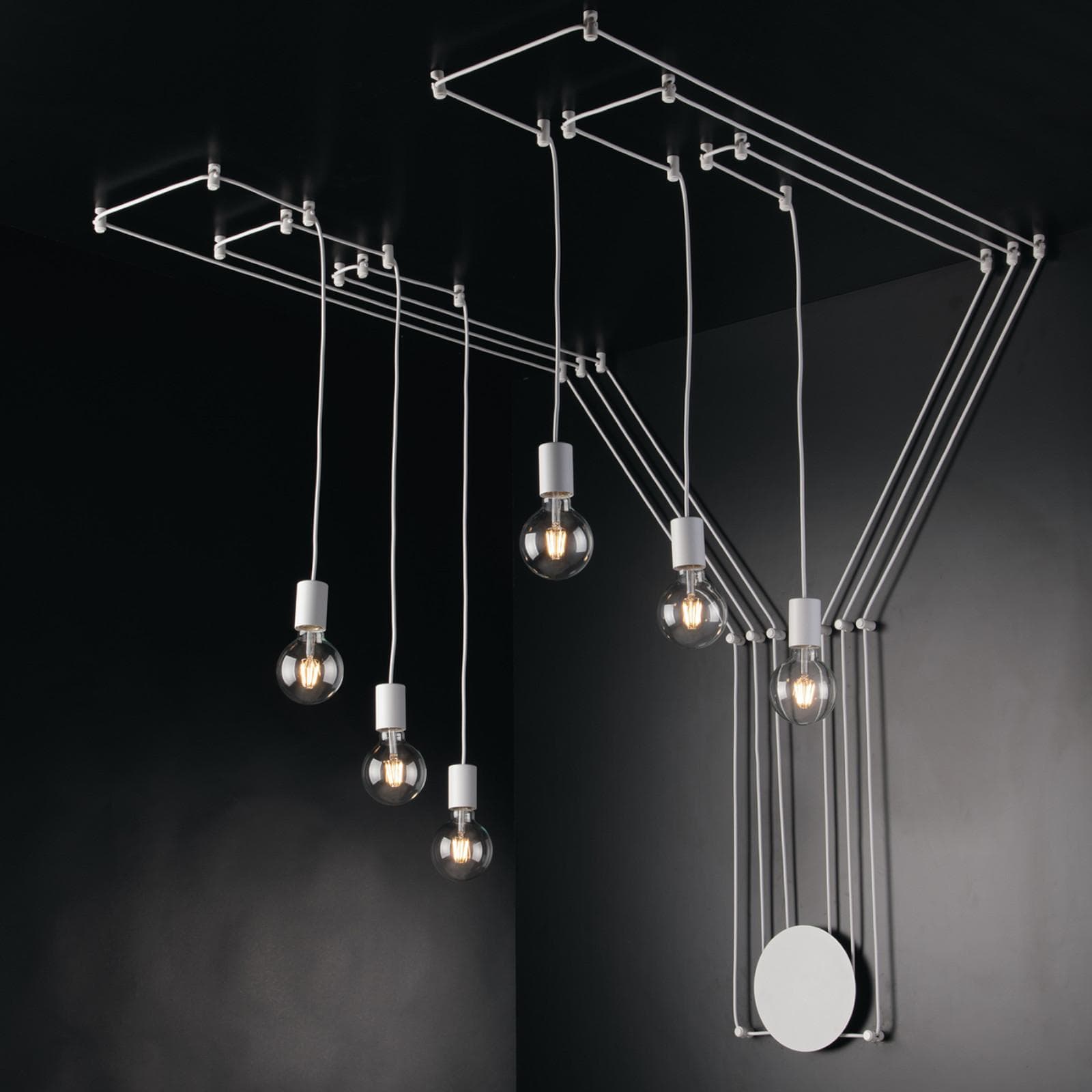 Kit 3 pezzi deviatore per lampada bianco