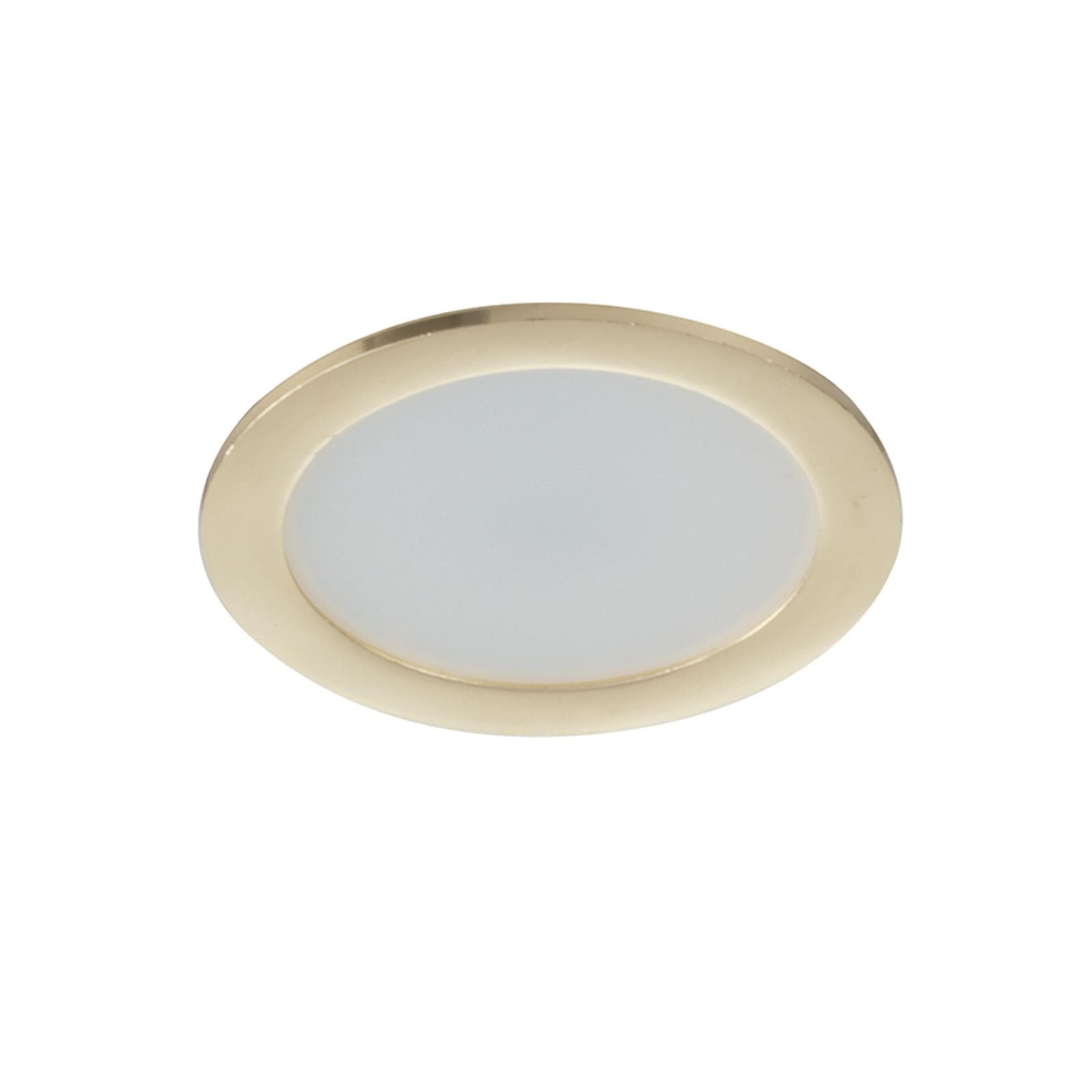 Kit tre incassi 7x3,2 cm in alluminio oro