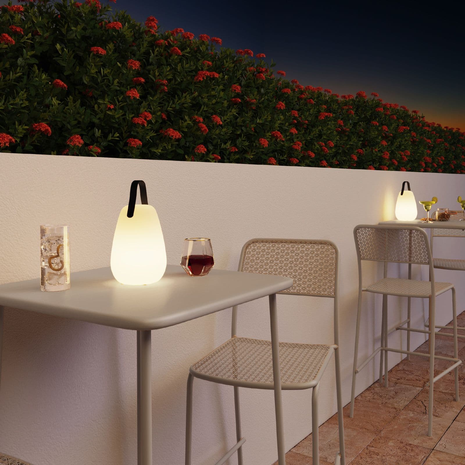 Lampada da tavolo a 7 colori con telecomando - Fiera