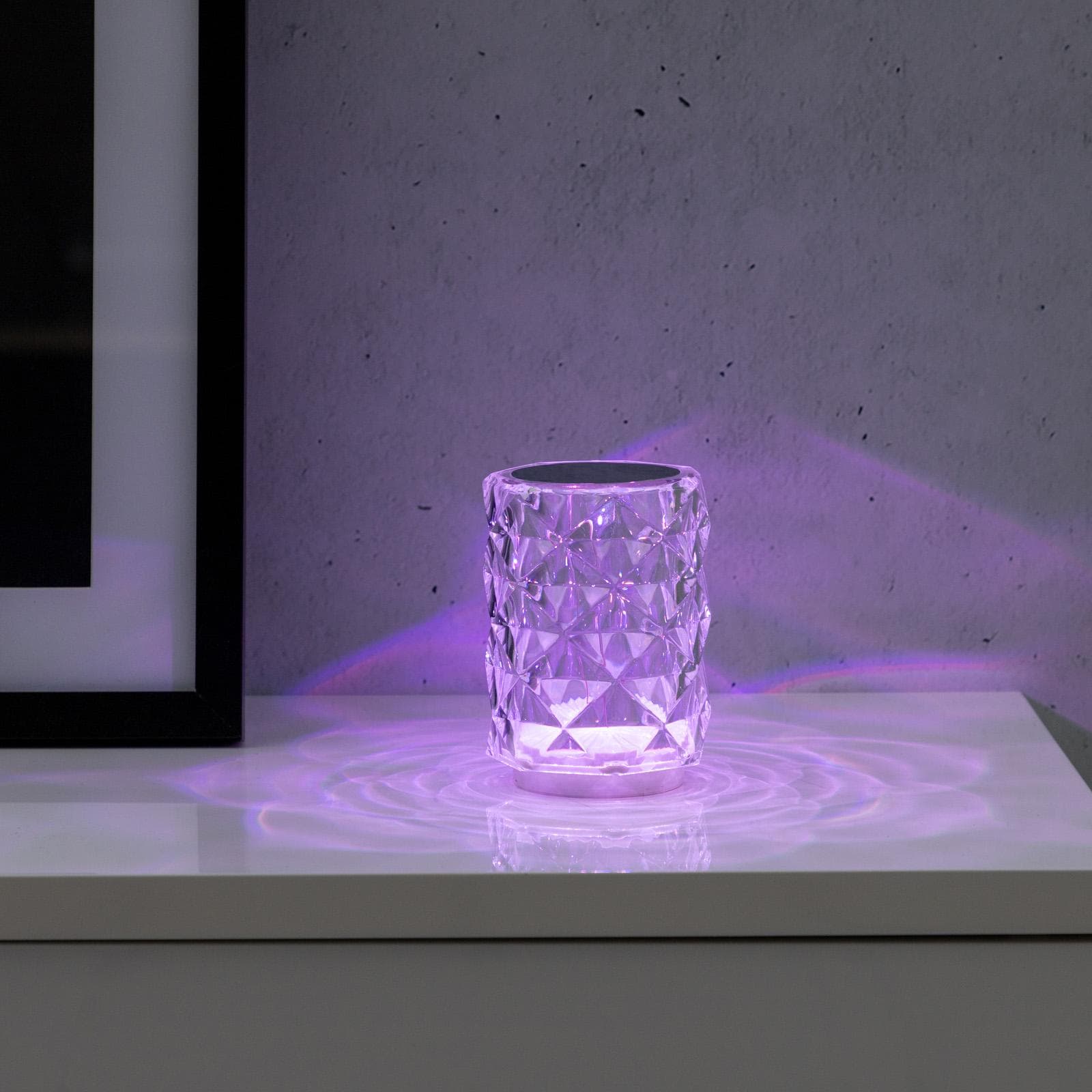 Lampada da tavolo a LED ricaricabile 9x12 h cm - Achillea