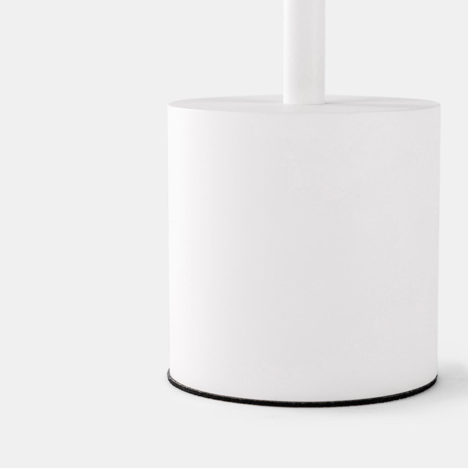 Lampada da tavolo portatile a LED 11x38h cm in alluminio bianco - Spritz