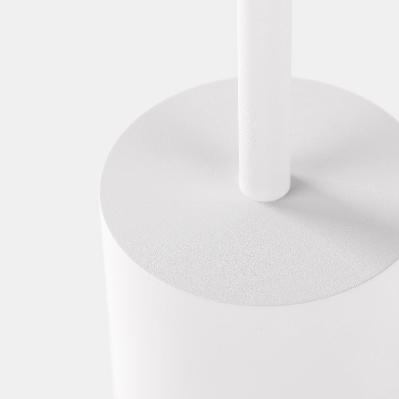 Lampada da tavolo portatile a LED 11x38h cm in alluminio bianco - Spritz