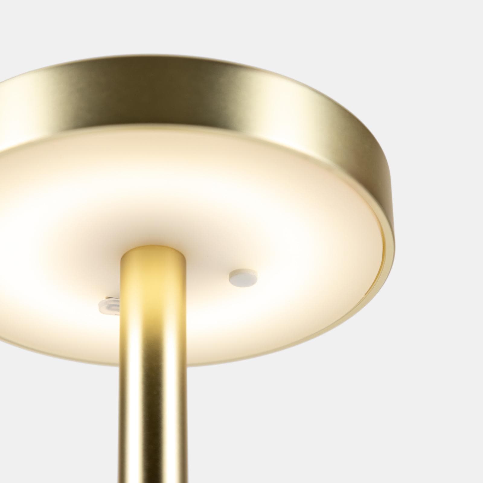 Lampada da tavolo portatile a LED 11x38h cm in alluminio oro - Spritz