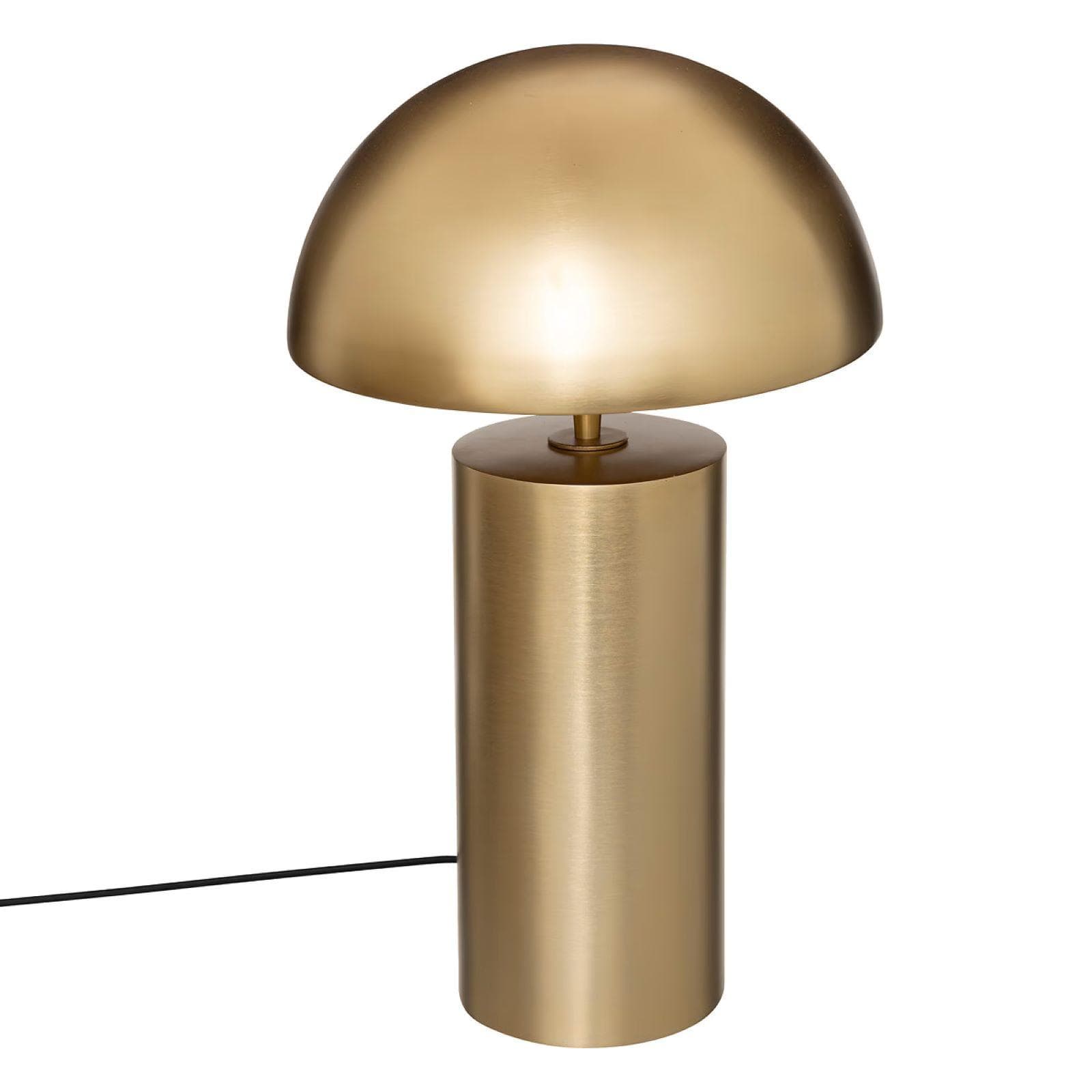 Lampada da tavolo 50 h cm in metallo oro