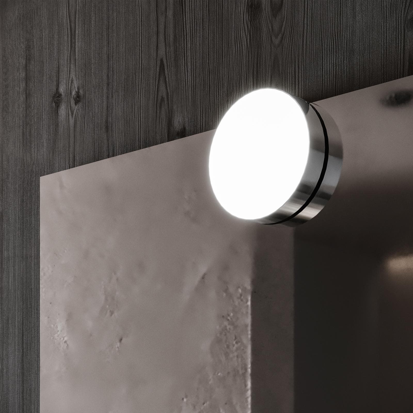 Lampada led Ø10 cm cromo - Aimee
