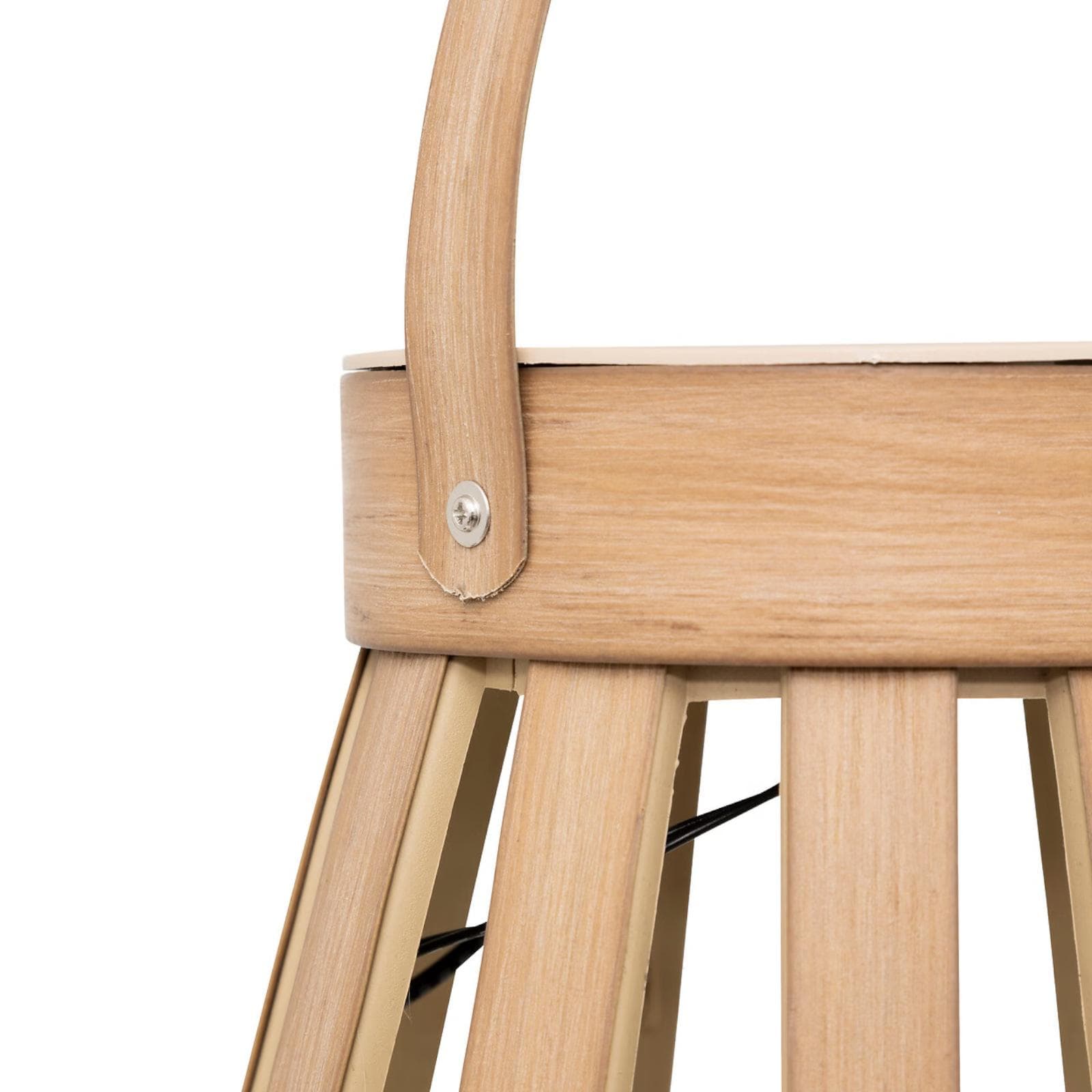 Lanterna da esterno 35 h cm a ricarica solare in polipropilene beige con candela - Maryne