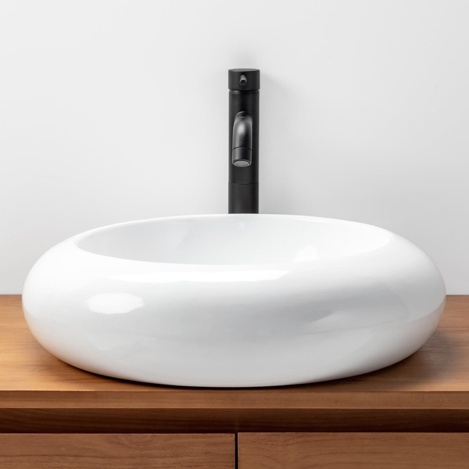 Lavabo appoggio bacinella d'arredo 50 cm design moderno