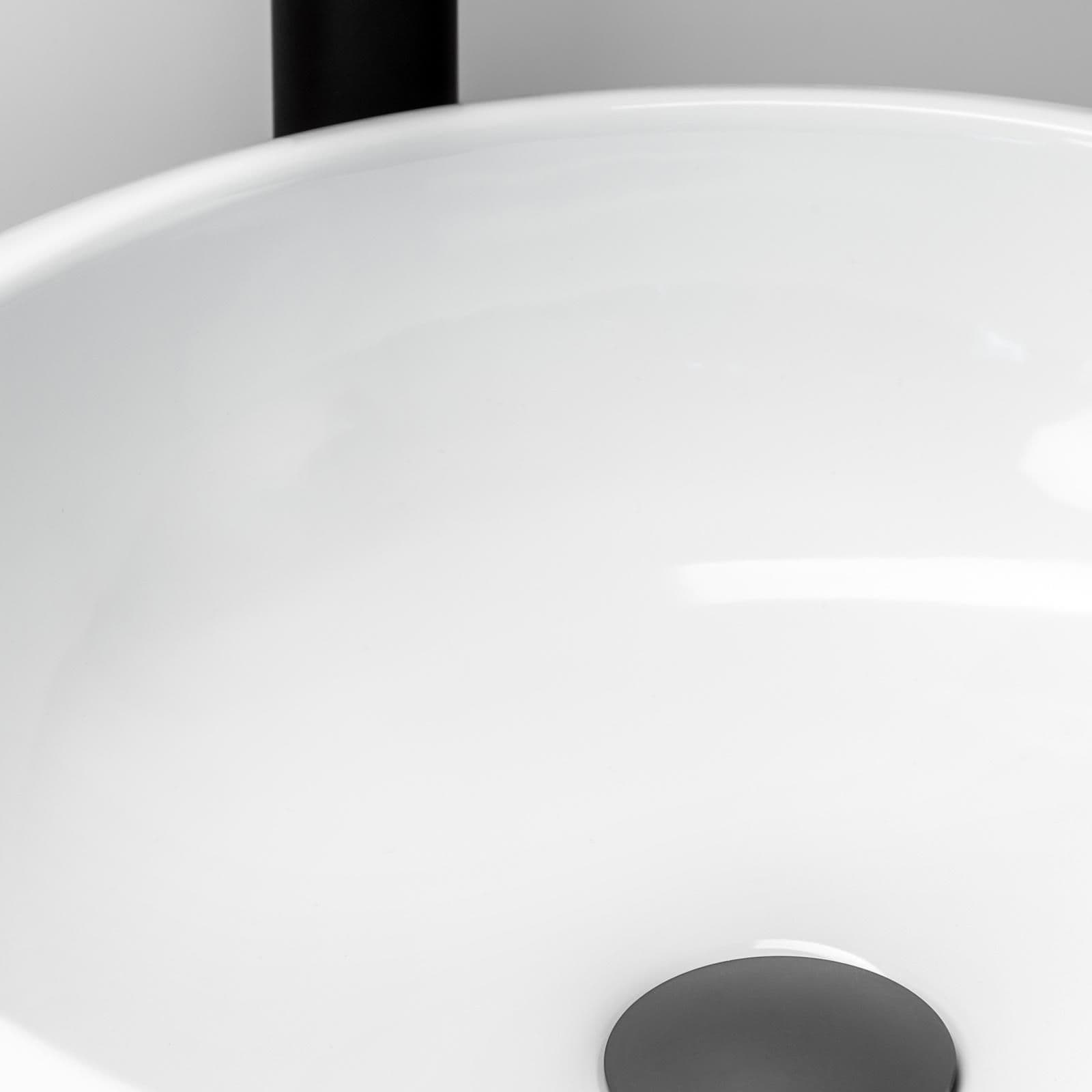Lavabo appoggio bacinella d'arredo 50 cm design moderno
