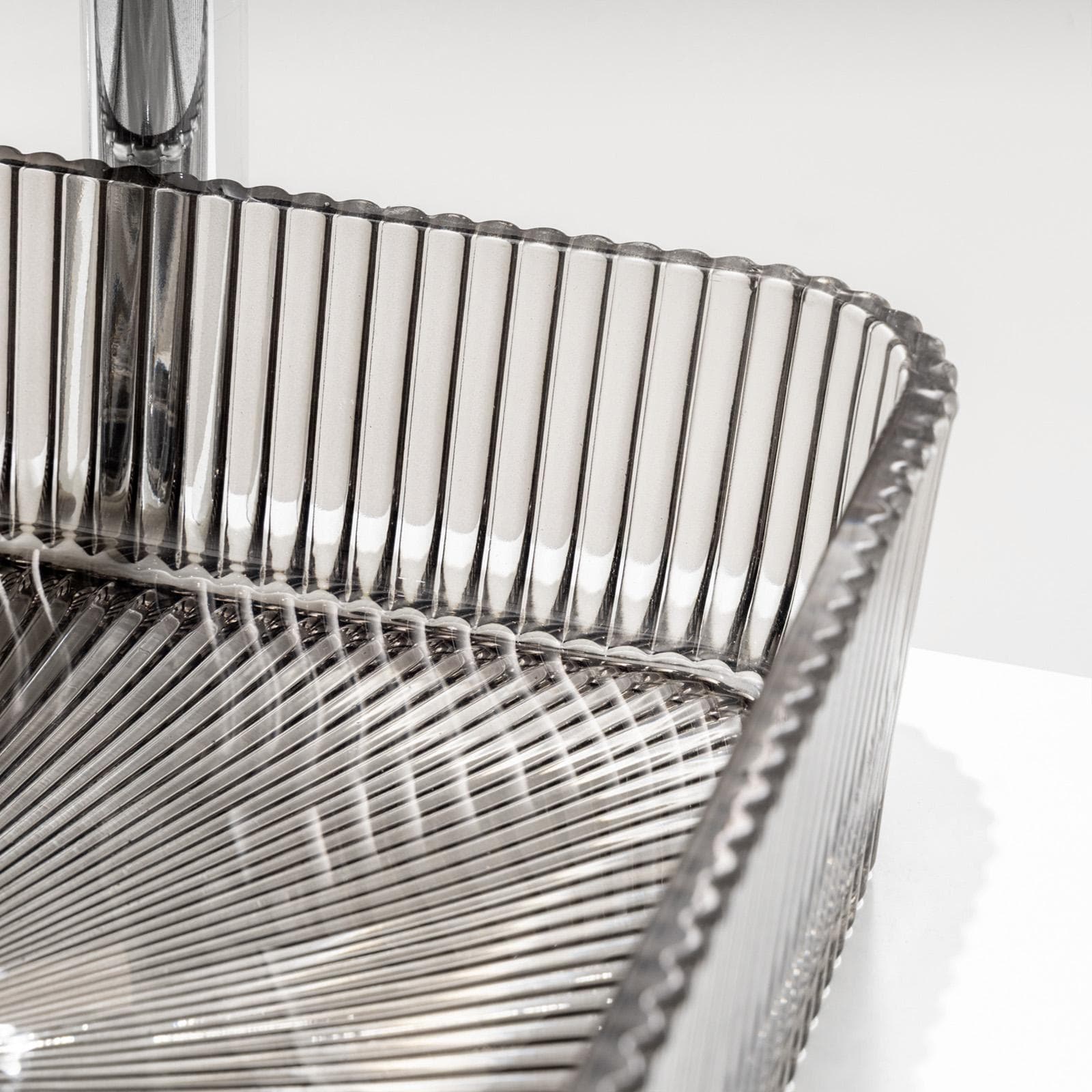Lavabo d'appoggio in vetro 39x10,5h cm marrone kodiac - Jeda