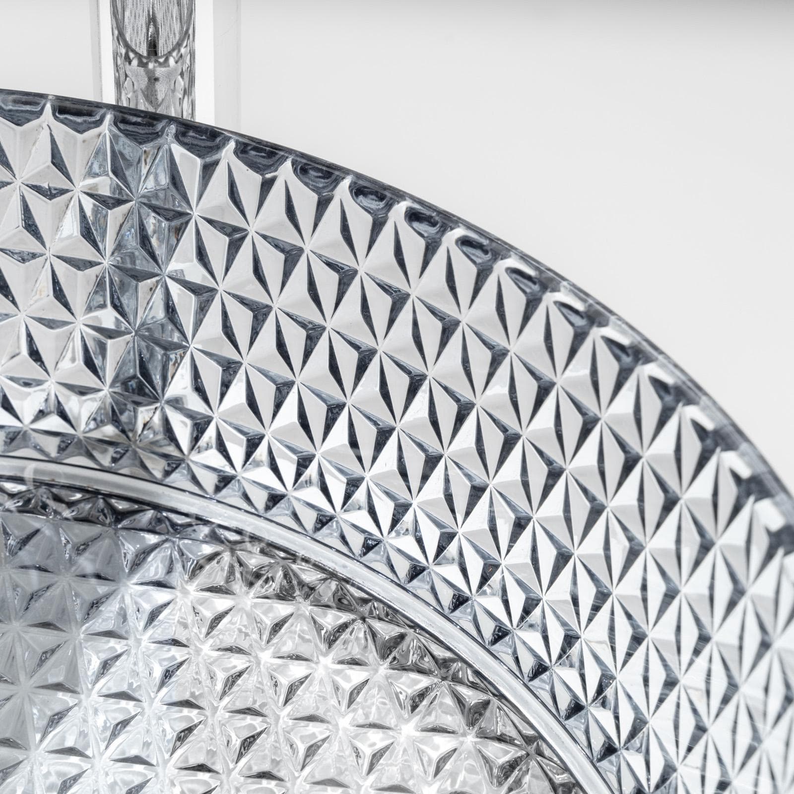 Lavabo d'appoggio in vetro 39x12h cm antracite - Jeda