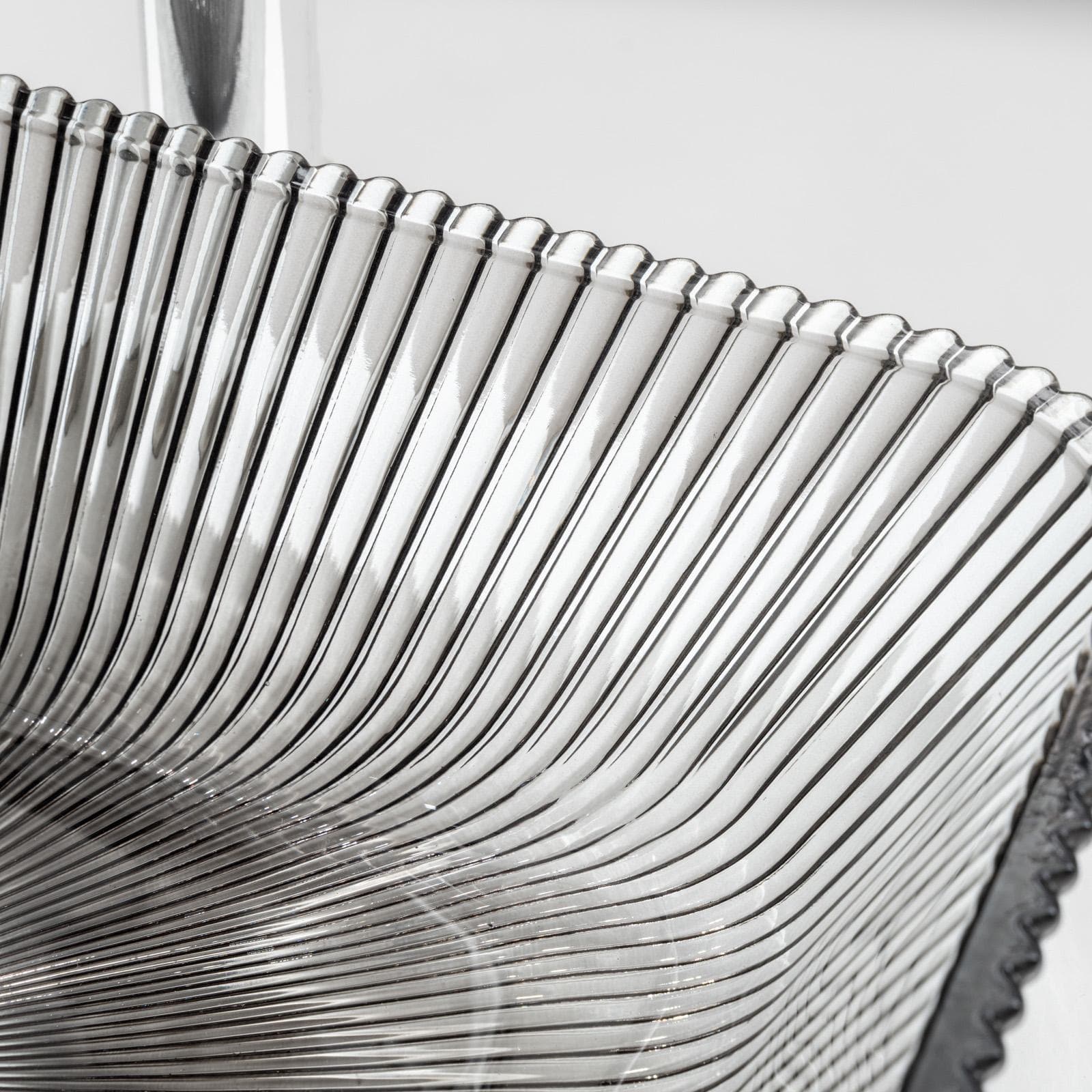 Lavabo d'appoggio in vetro 46x11,5h cm marrone kodiac - Jeda