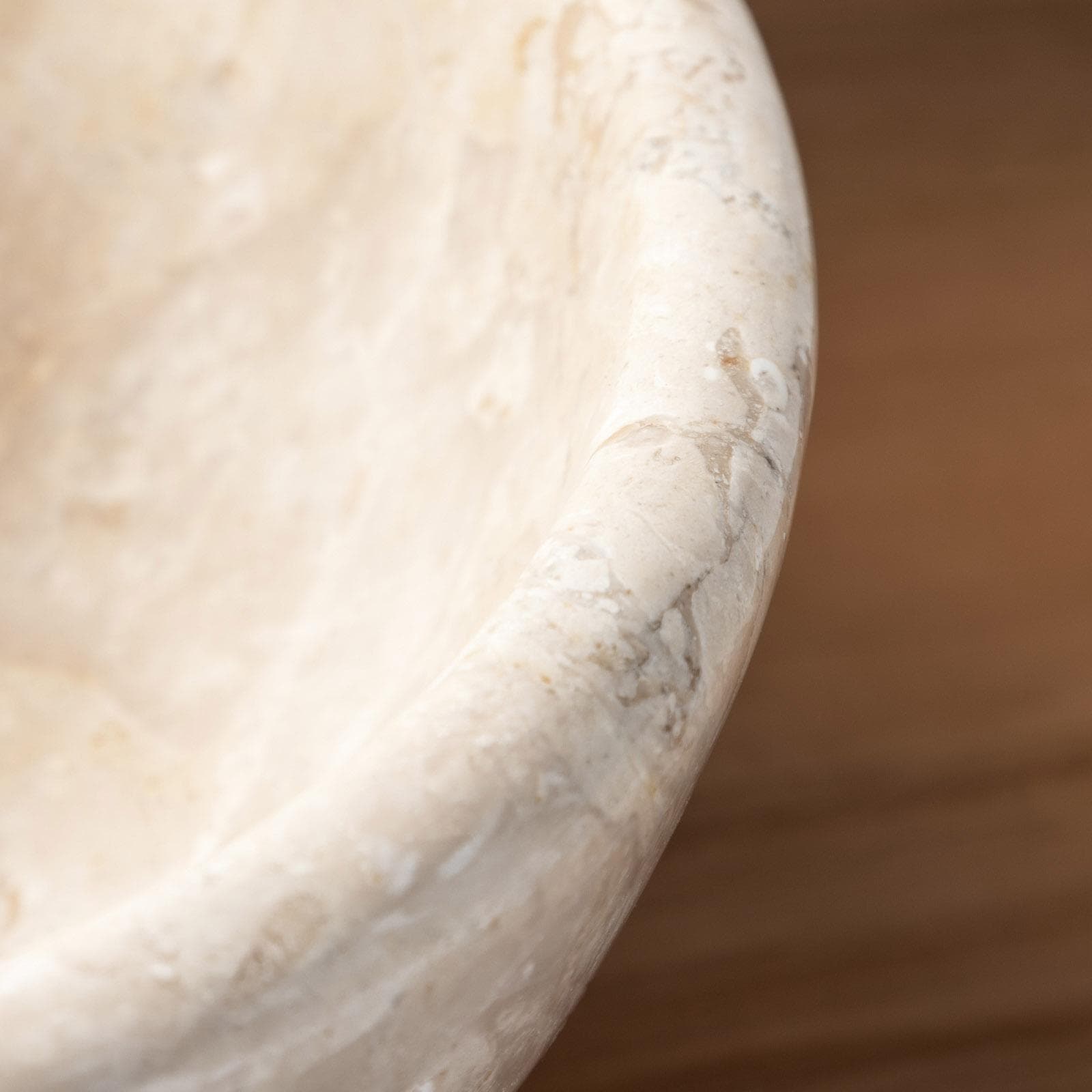 Lavabo da appoggio 50x40 cm in marmo lucido crema - Artizan
