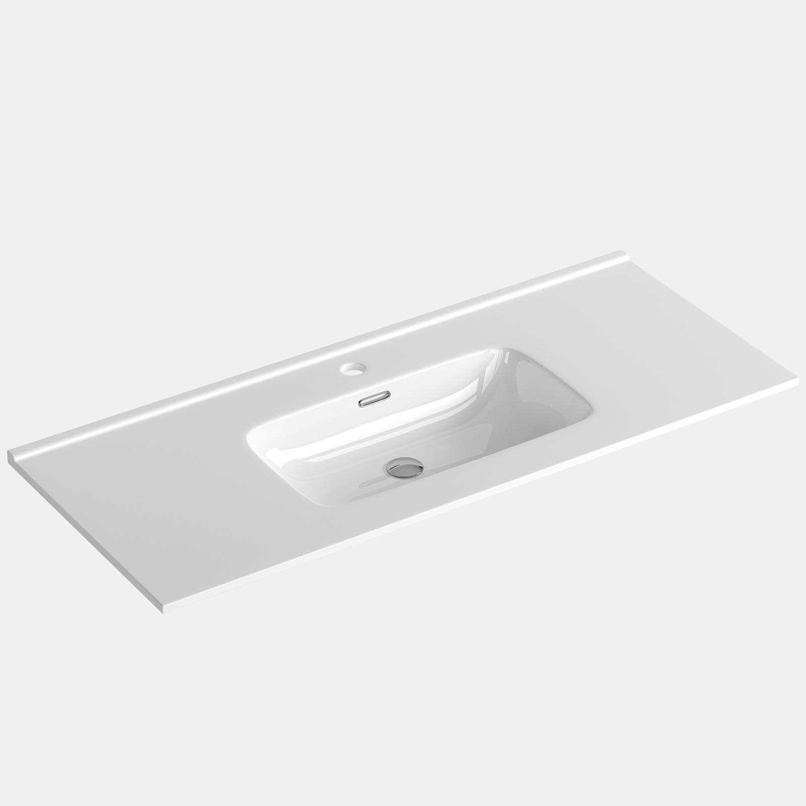 Lavabo da incasso 120x46 bianco lucido - Tidy