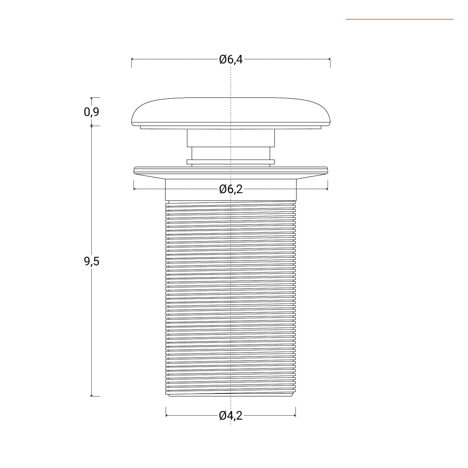Lavabo d'appoggio 61x40x12 h cm in cemento bianco effetto rustico - Hamilton