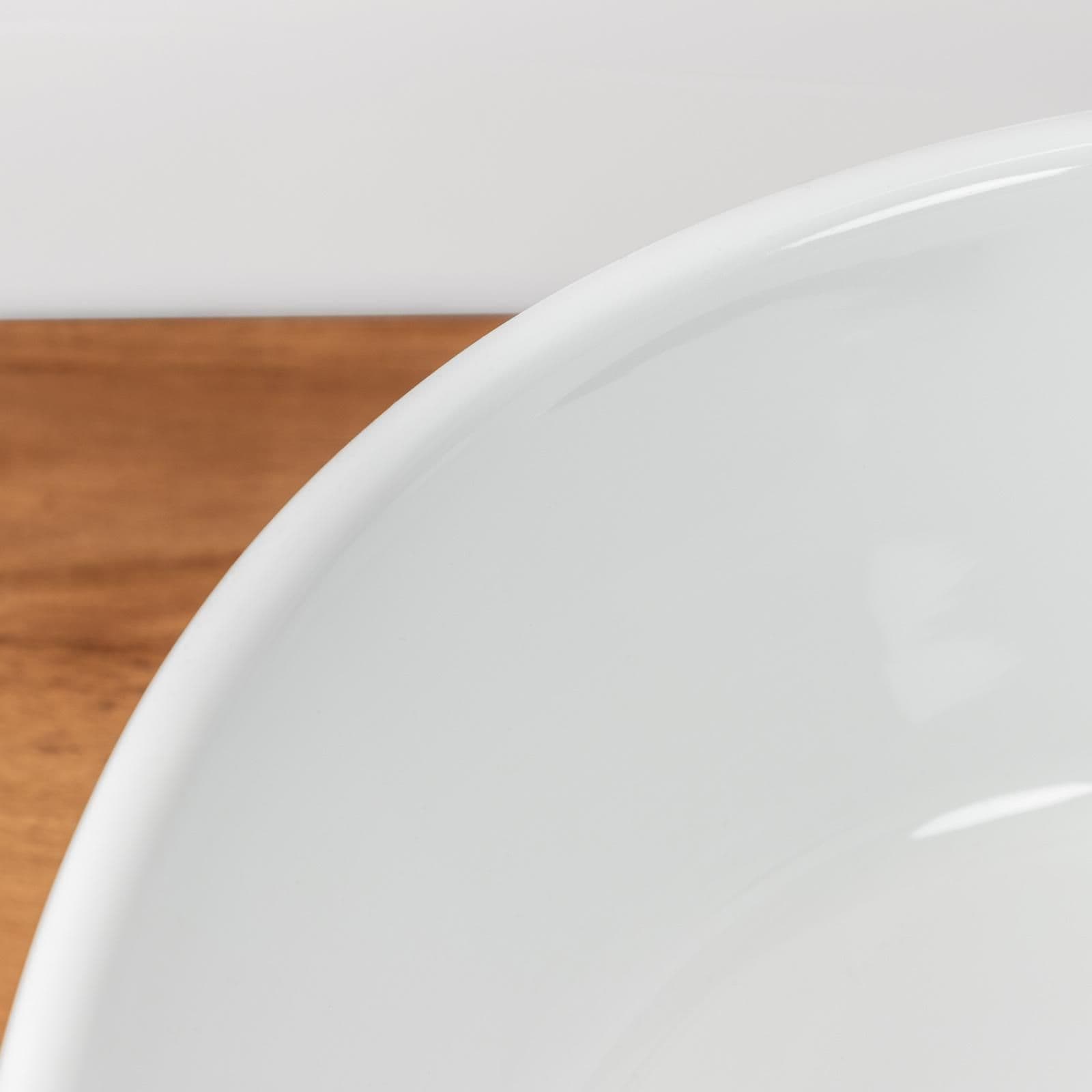 Lavabo d'appoggio a bacinella 55x34 cm bianco lucido - Cloe