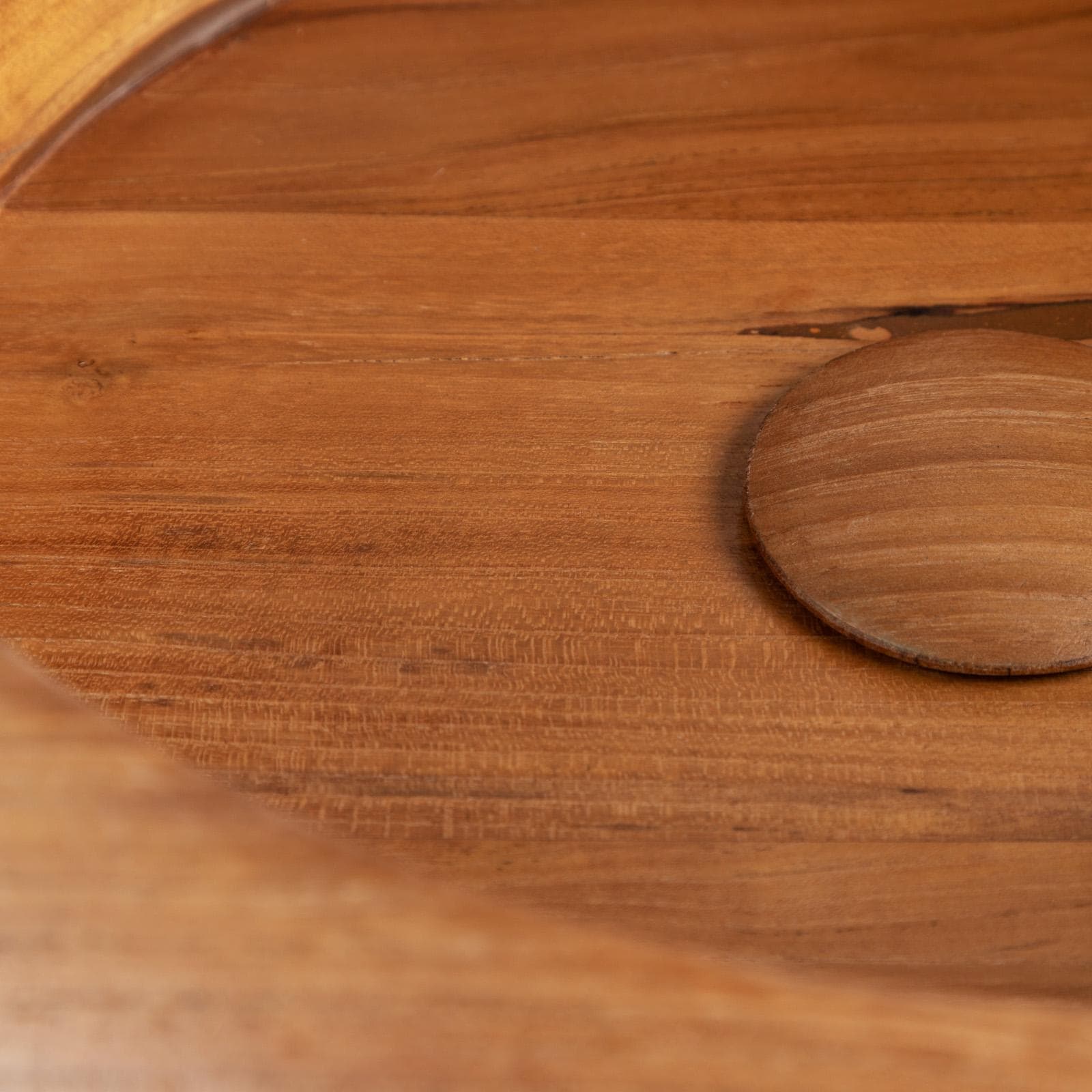 Lavabo d'appoggio in teak 40 x 12 cm - Sinker