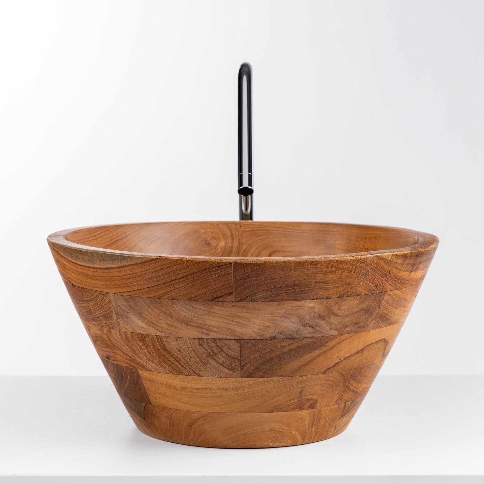 Lavabo d'appoggio in teak 40 x 20 cm - Dries