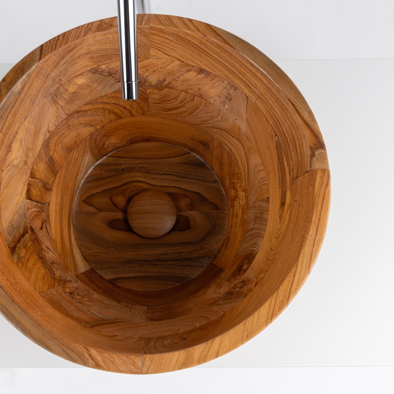 Lavabo d'appoggio in teak 40 x 20 cm - Dries