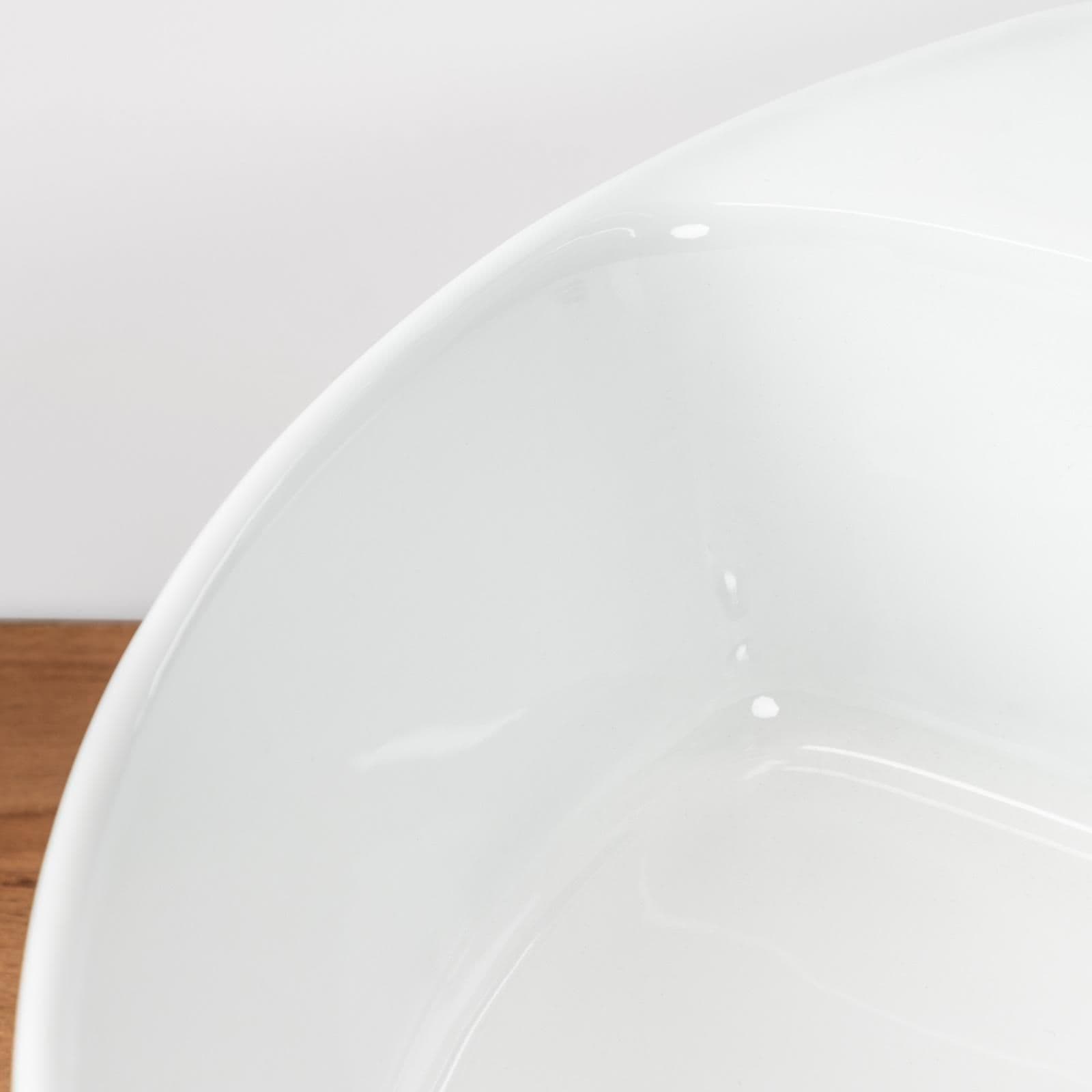 Lavabo design bacinella tonda 46 cm in ceramica d'arredo