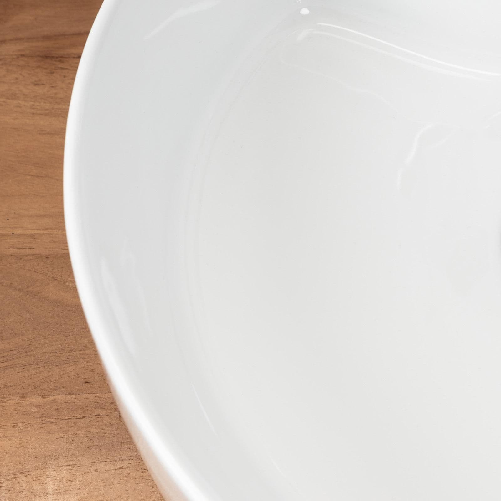 Lavabo design bacinella tonda 46 cm in ceramica d'arredo