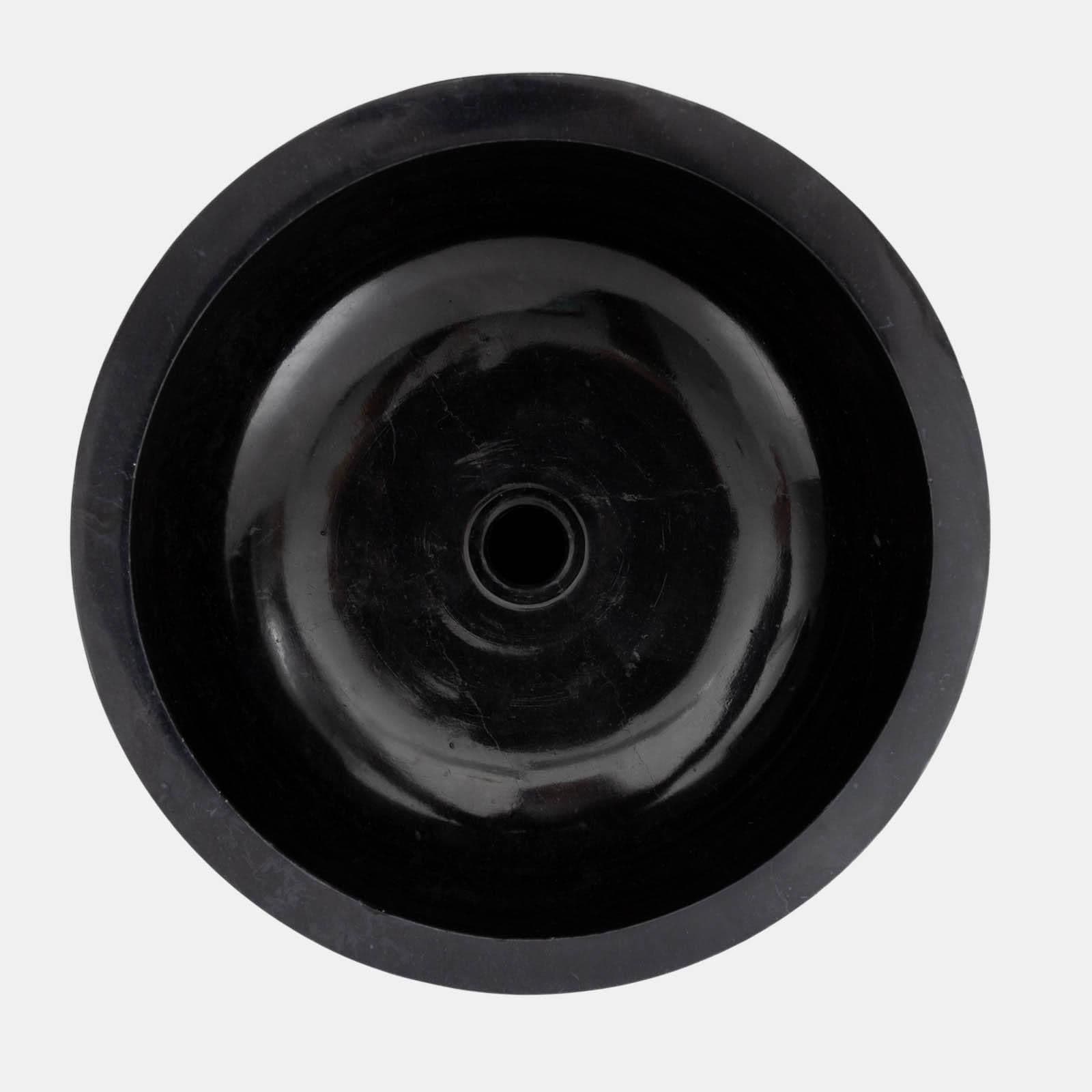 Lavabo freestanding 100h cm in marmo nero - Artizan