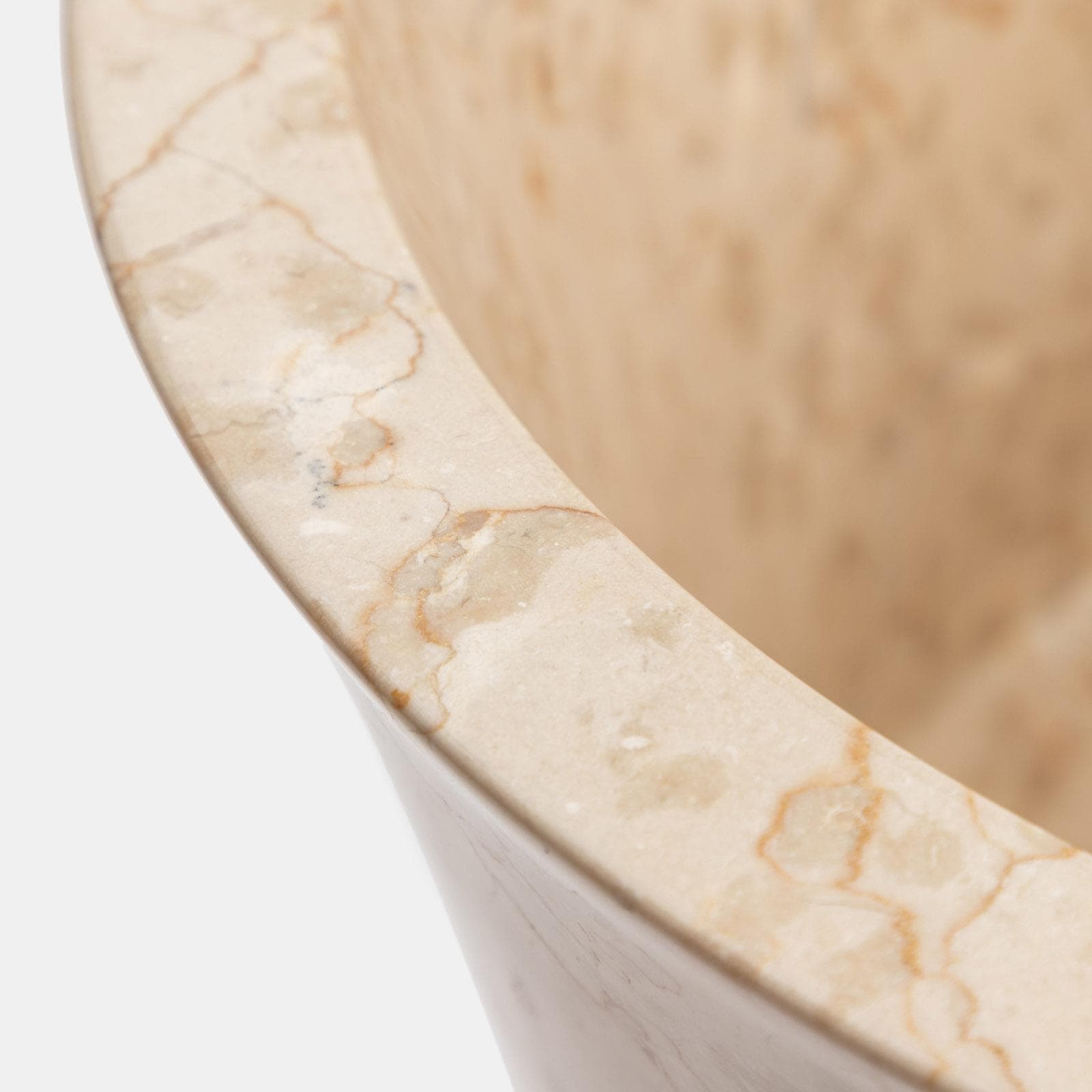 Lavabo freestanding 90h cm in pietra crema - Artizan
