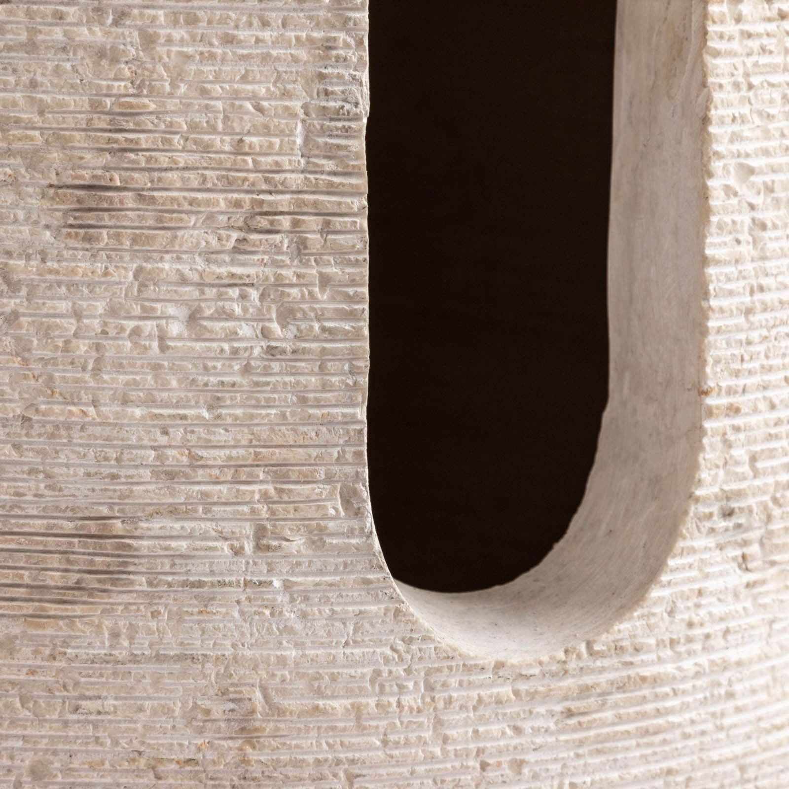 Lavabo freestanding da giardino 50x90 h cm in marmo crema - Artizan