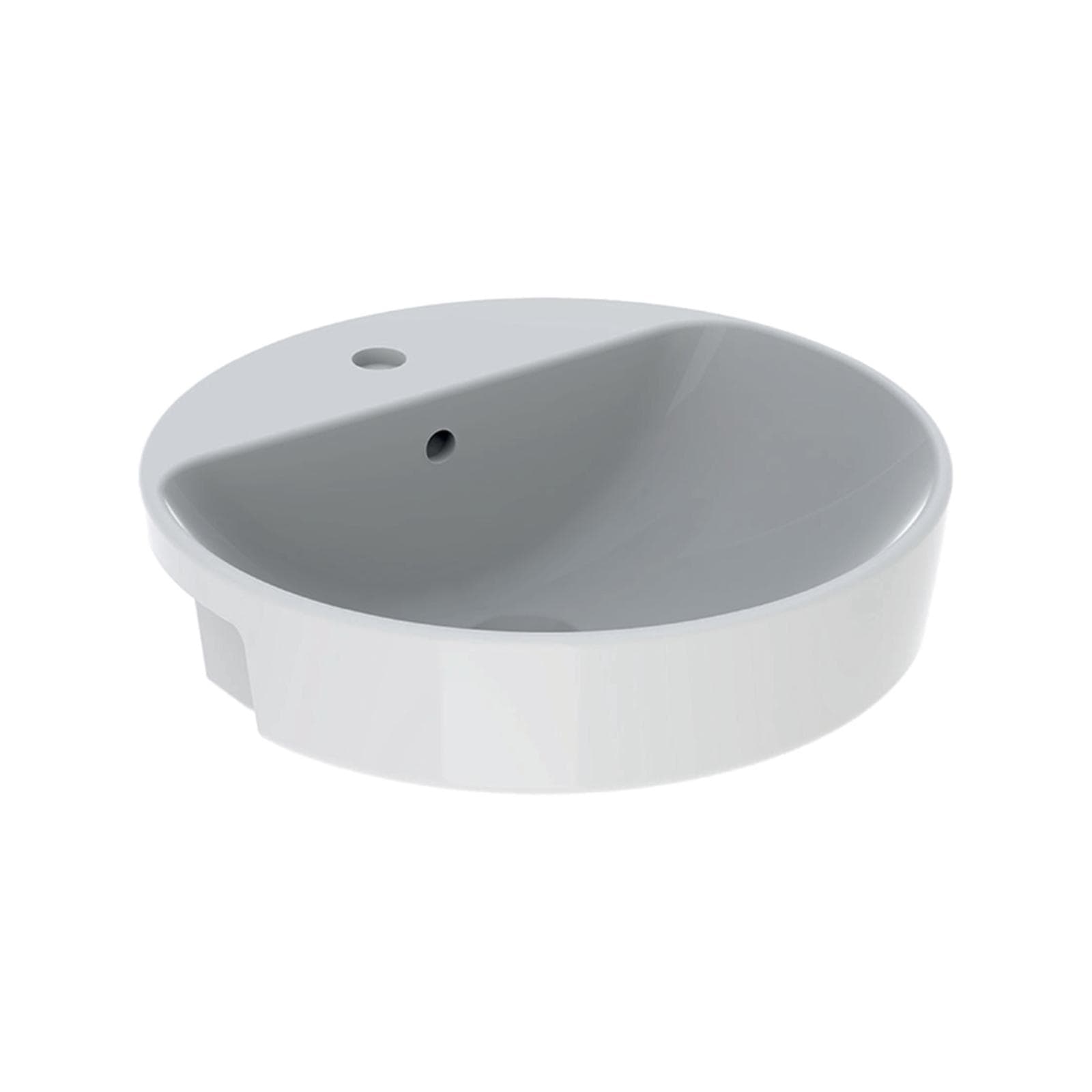 Lavabo semincasso tondo Ø50 cm con foro miscelatore Serie Variform - Geberit