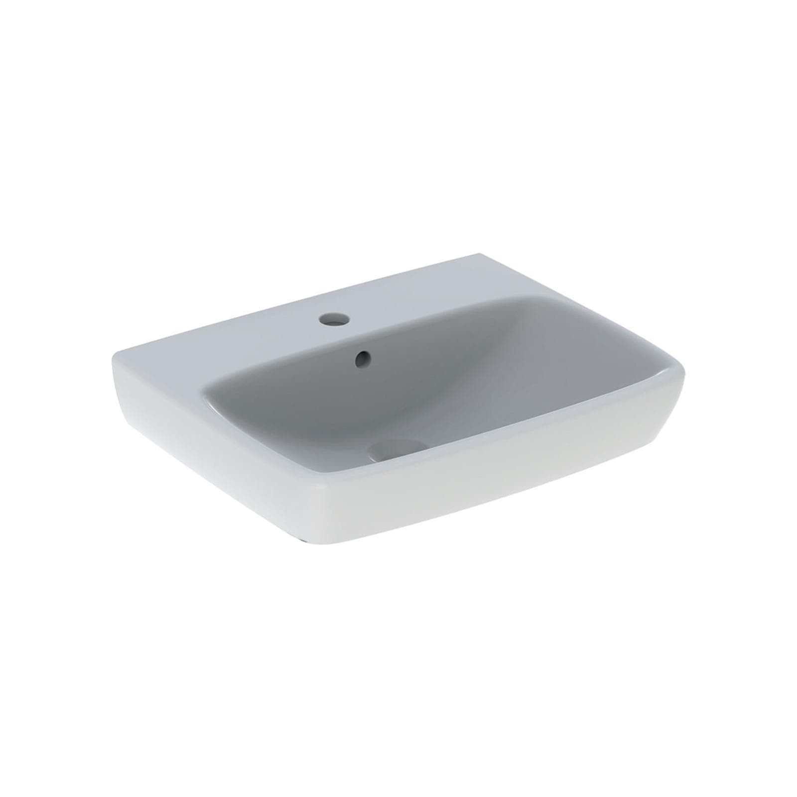 Lavabo sospeso 55 cm ceramica Serie Selnova Square - Geberit