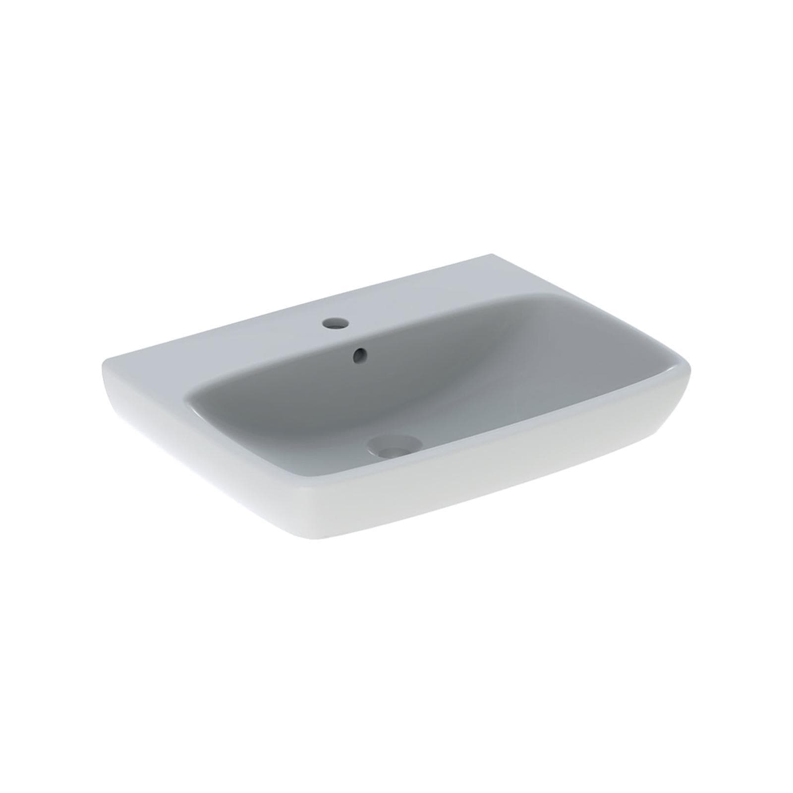 Lavabo sospeso 60 cm ceramica Serie Selnova Square - Geberit