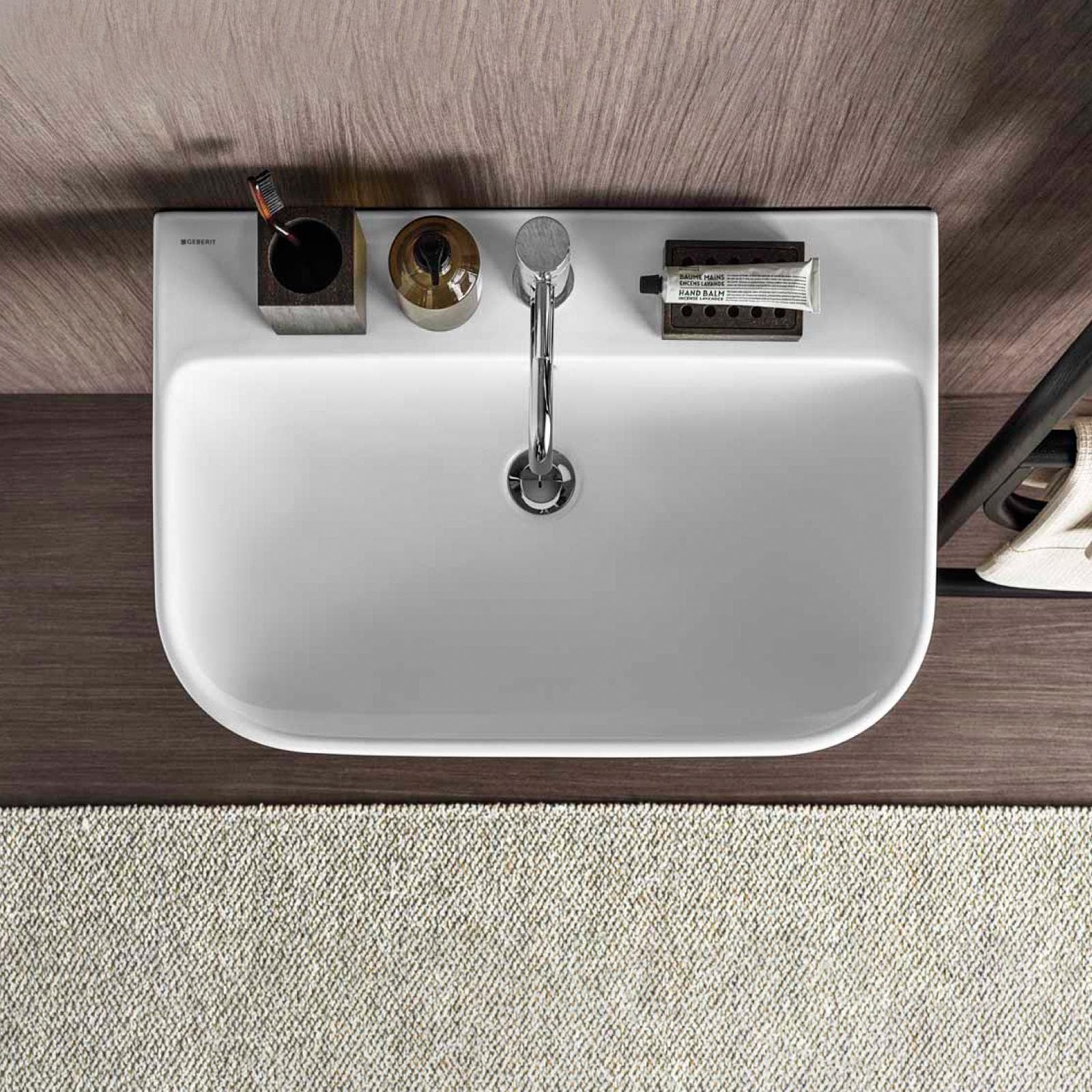 Lavabo sospeso 65 cm ceramica Serie Smyle - Geberit