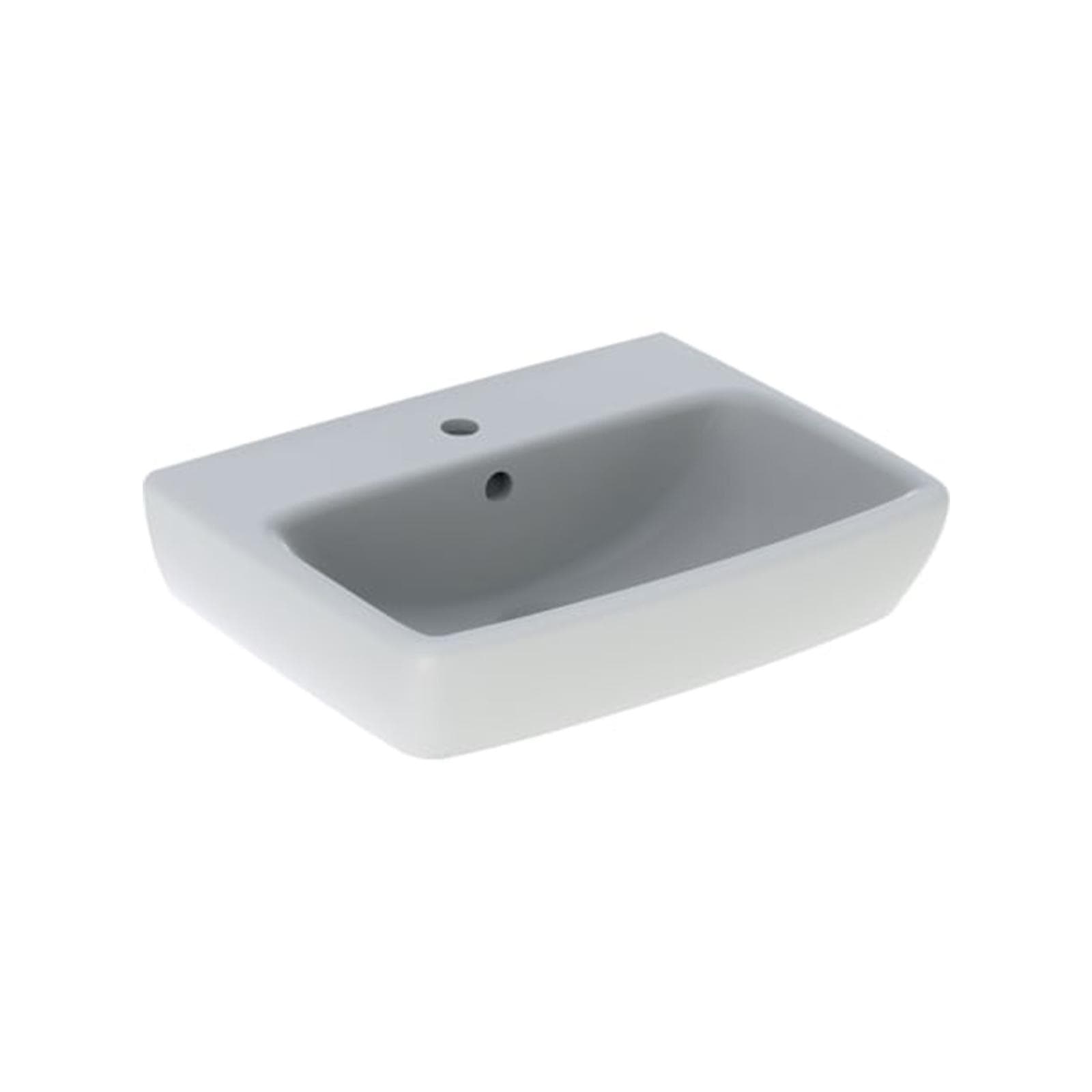 Lavamani sospeso o da appoggio 45 cm Serie Selnova Square - Geberit