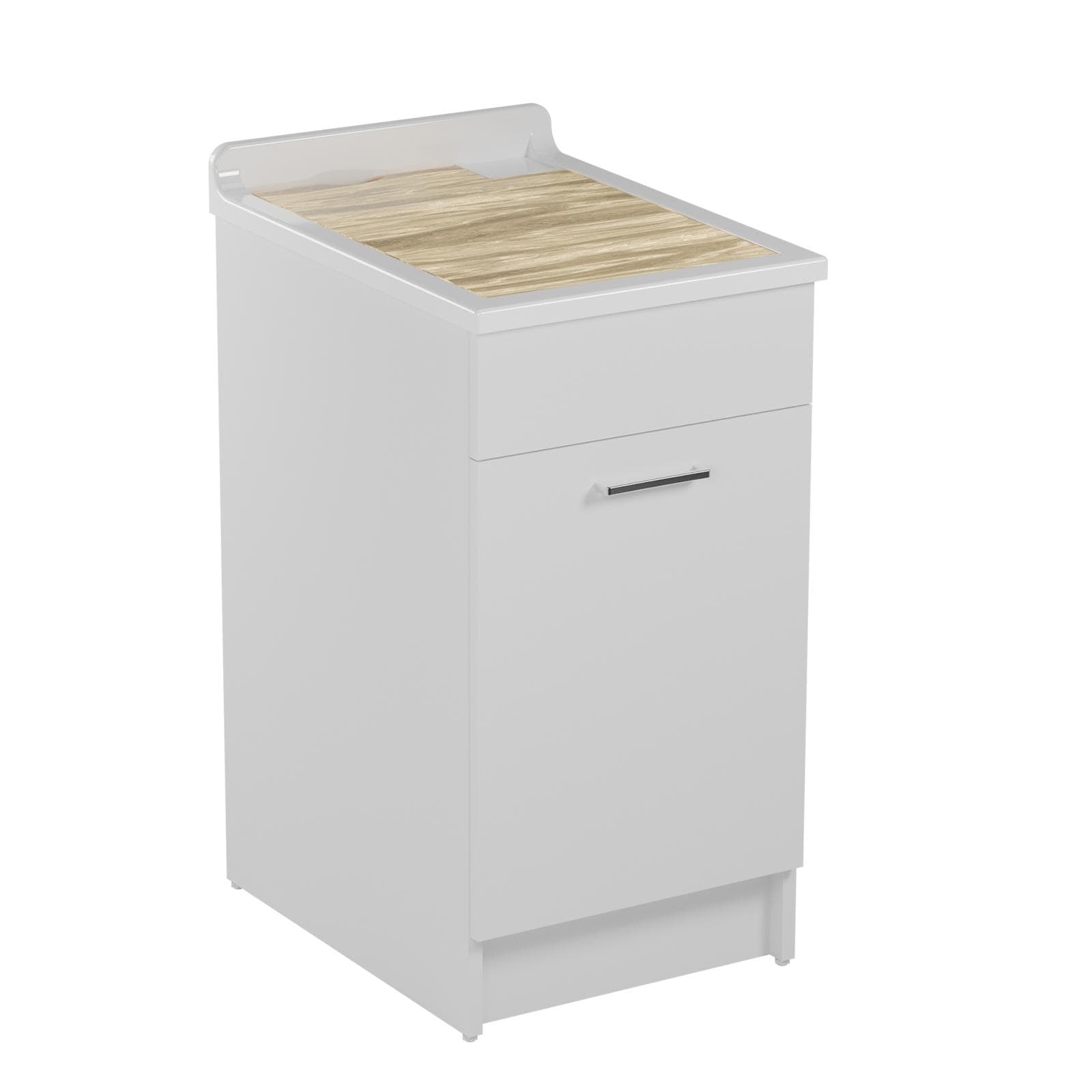 Lavatoio Swash Colavene 45x60x86h cm con asse lavapanni bianco opaco