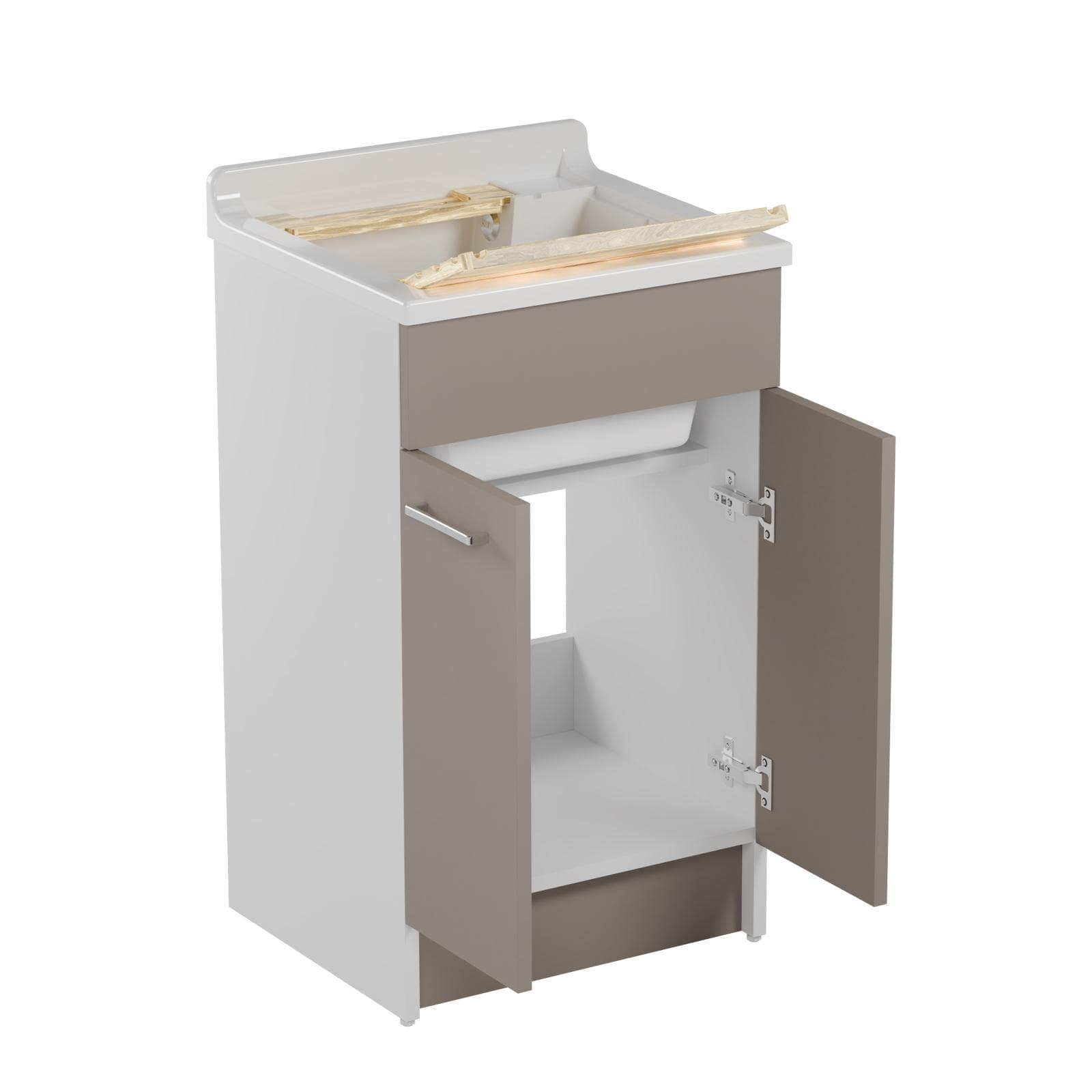 Lavatoio Swash Colavene 50x45x86h cm con asse lavapanni corda