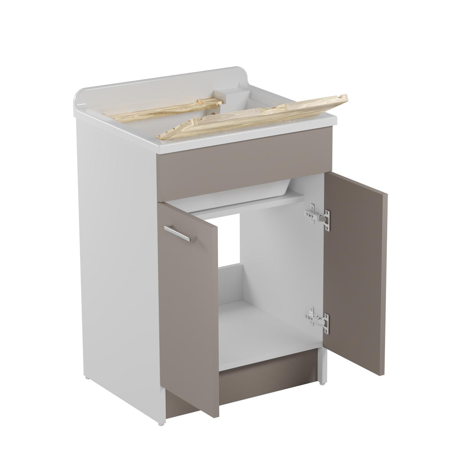 Lavatoio Swash Colavene 60x50x90h cm con asse lavapanni corda