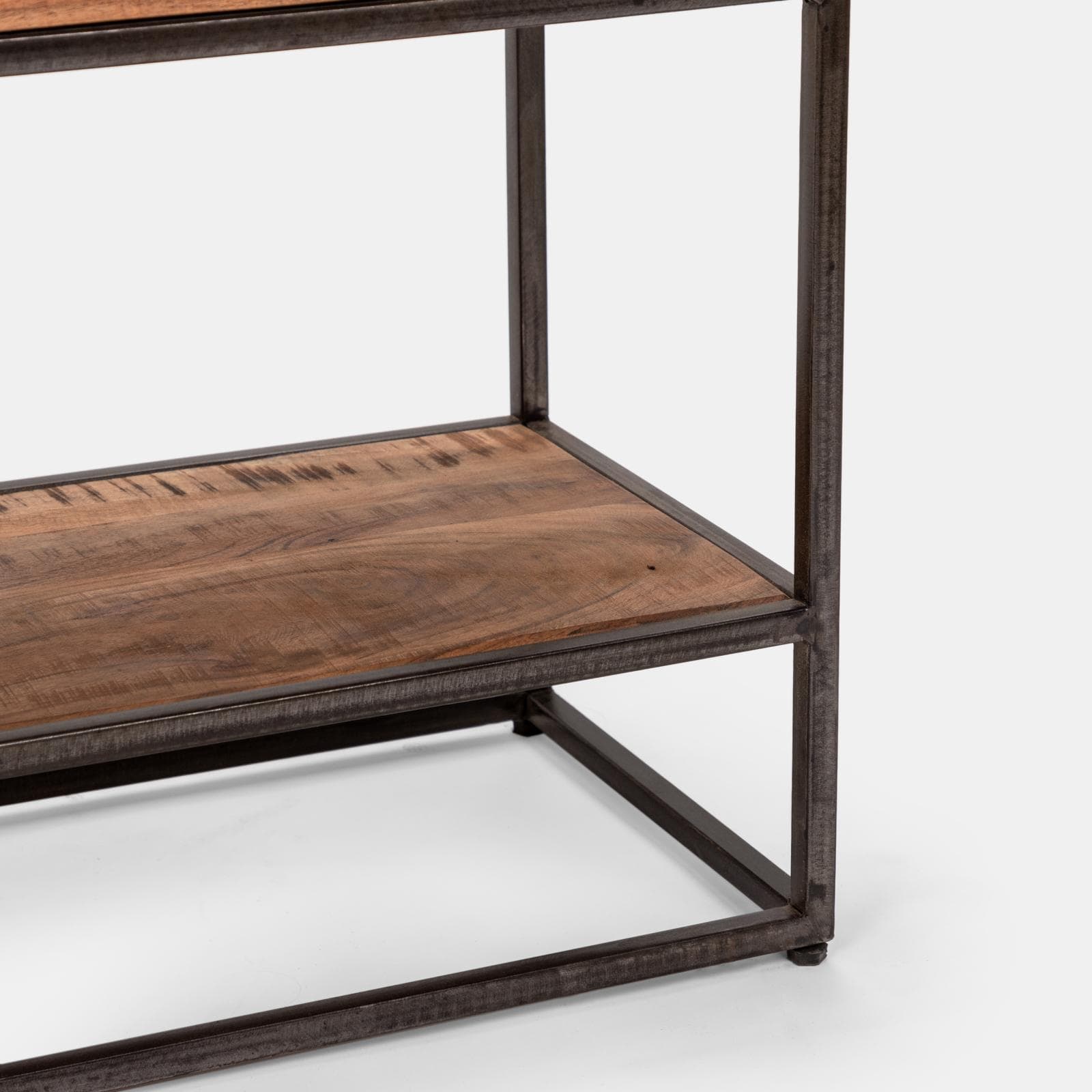 Libreria 118x30 cm in legno di acacia - Freia Acacia