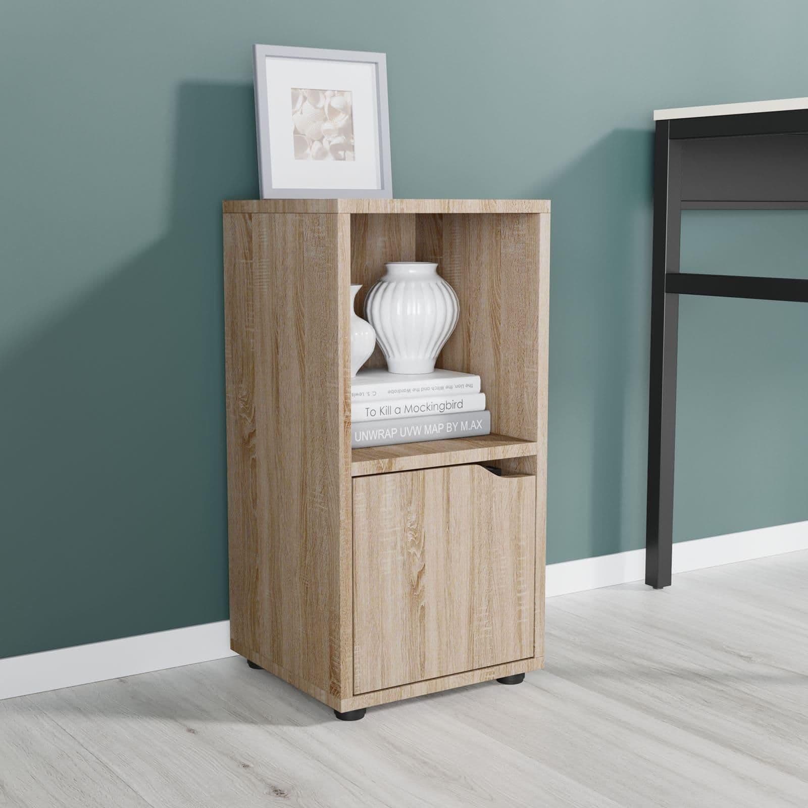 Libreria 30x61h cm in legno rovere - Artik