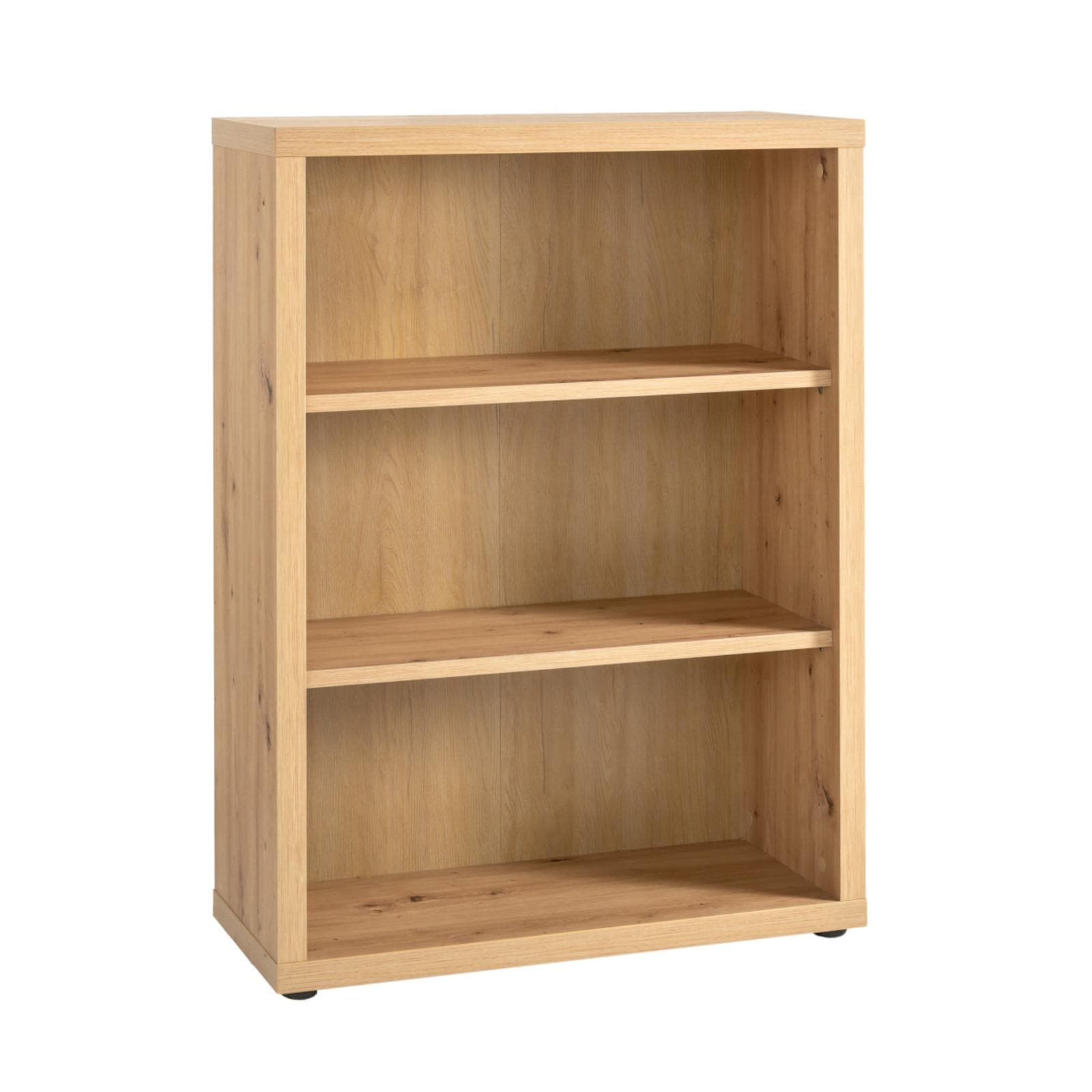 Libreria 82x112h cm rovere artisan con ripiani regolabili - Homely office