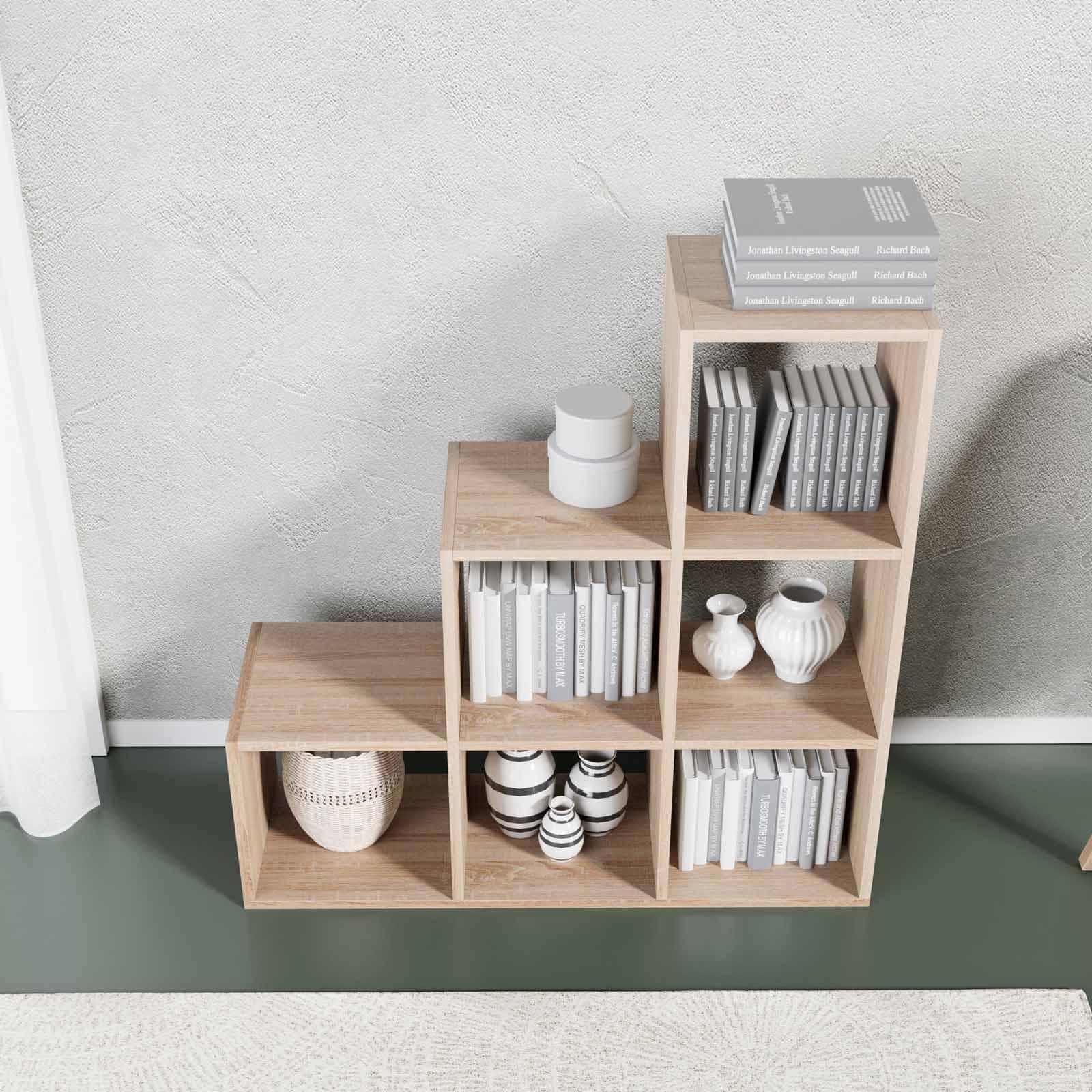 Libreria 90x92h cm in legno rovere - Artik