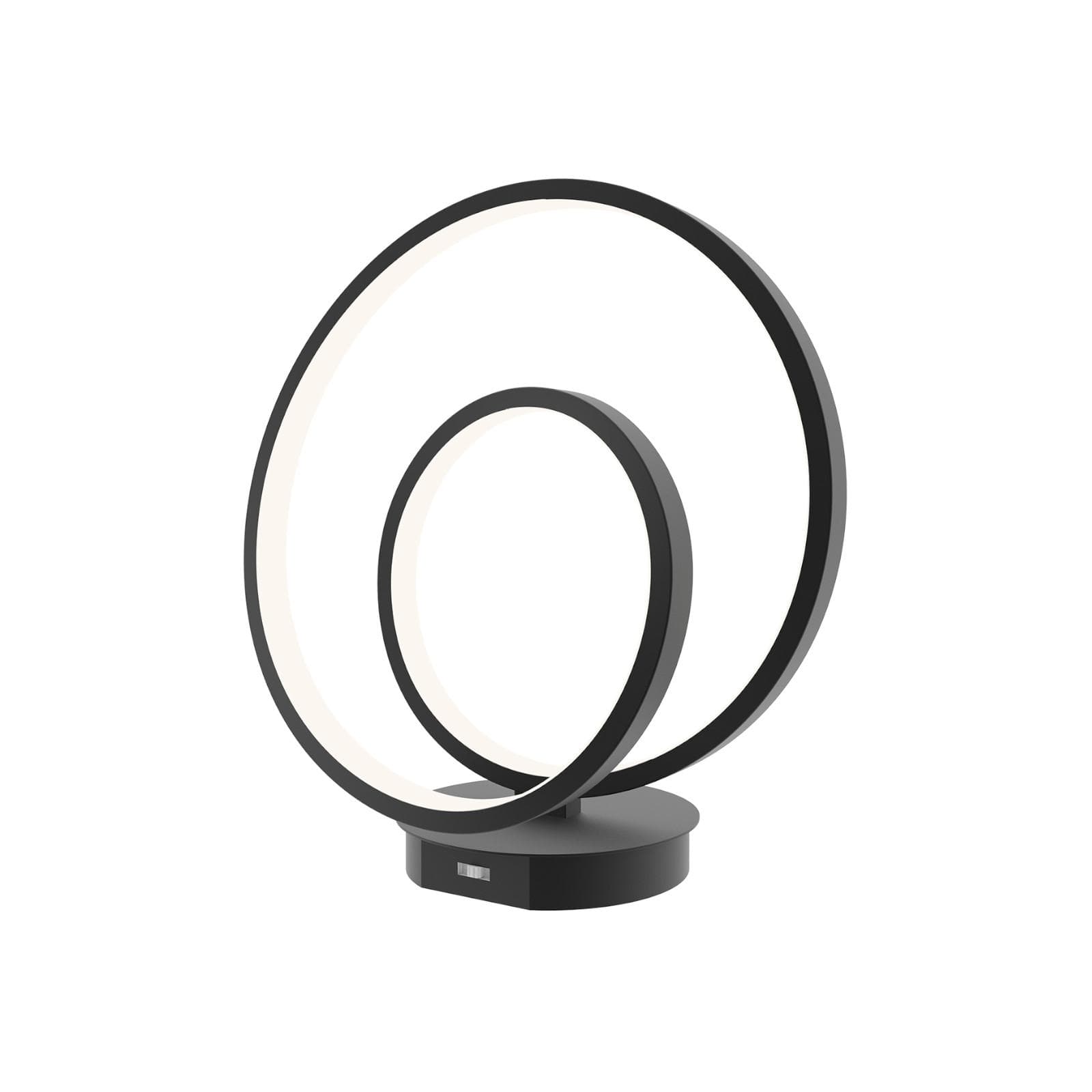 Lume 18x31,6 cm in alluminio bianco nero